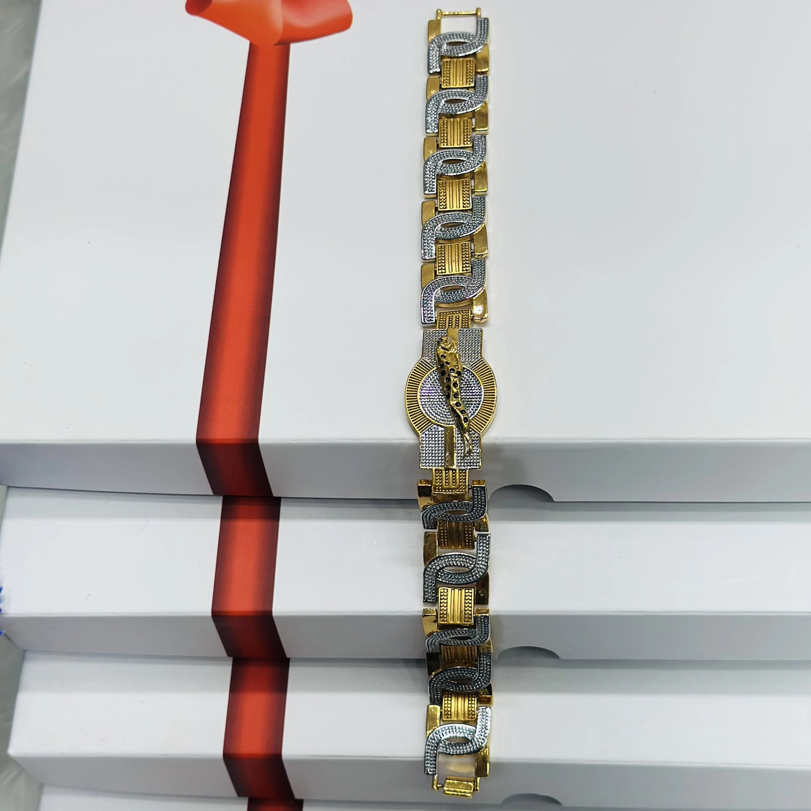 1 GRAM GOLD DIAMOND BRACELET FOR MEN