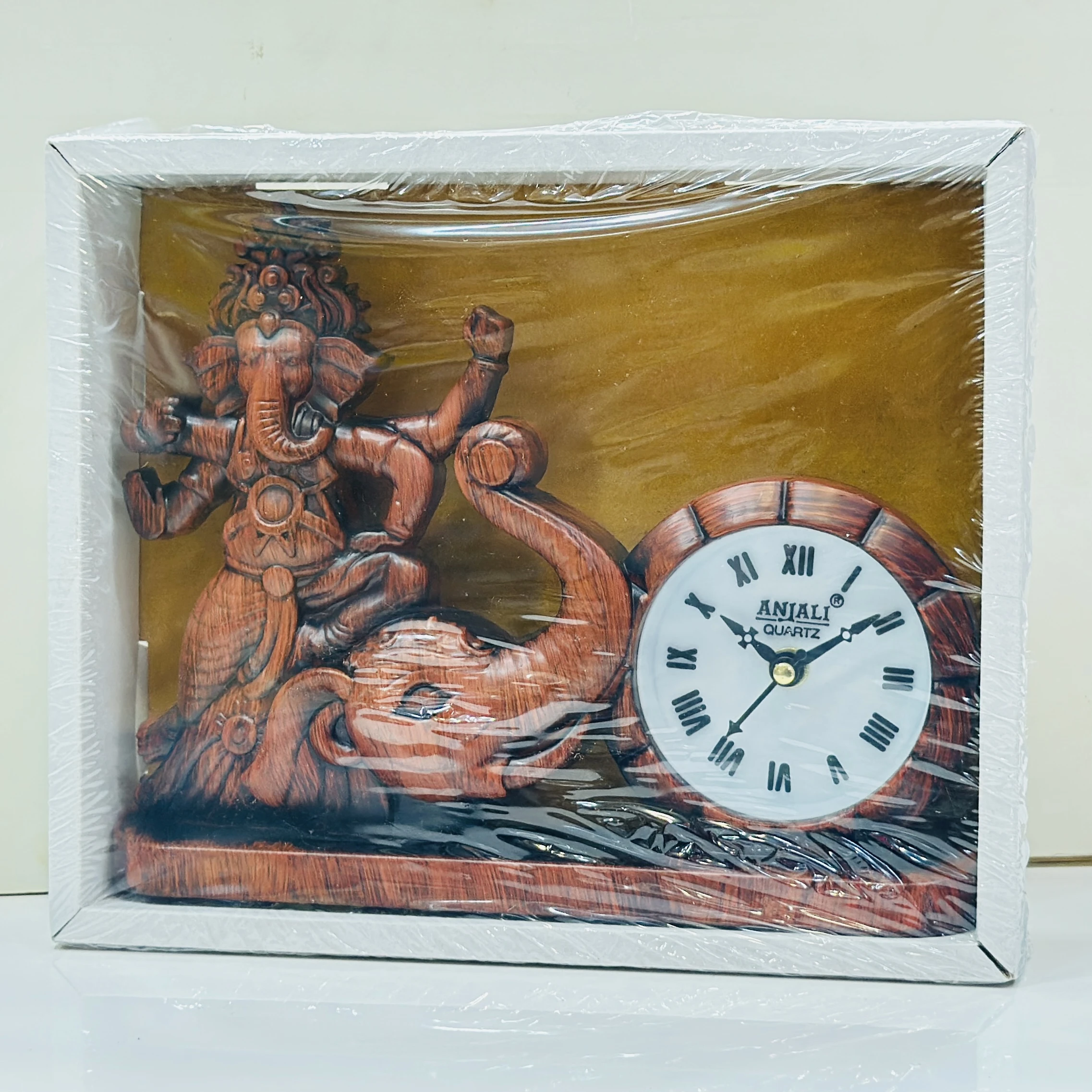 Anjali Quartz Ganesh Wall Clock.   T94CZ2