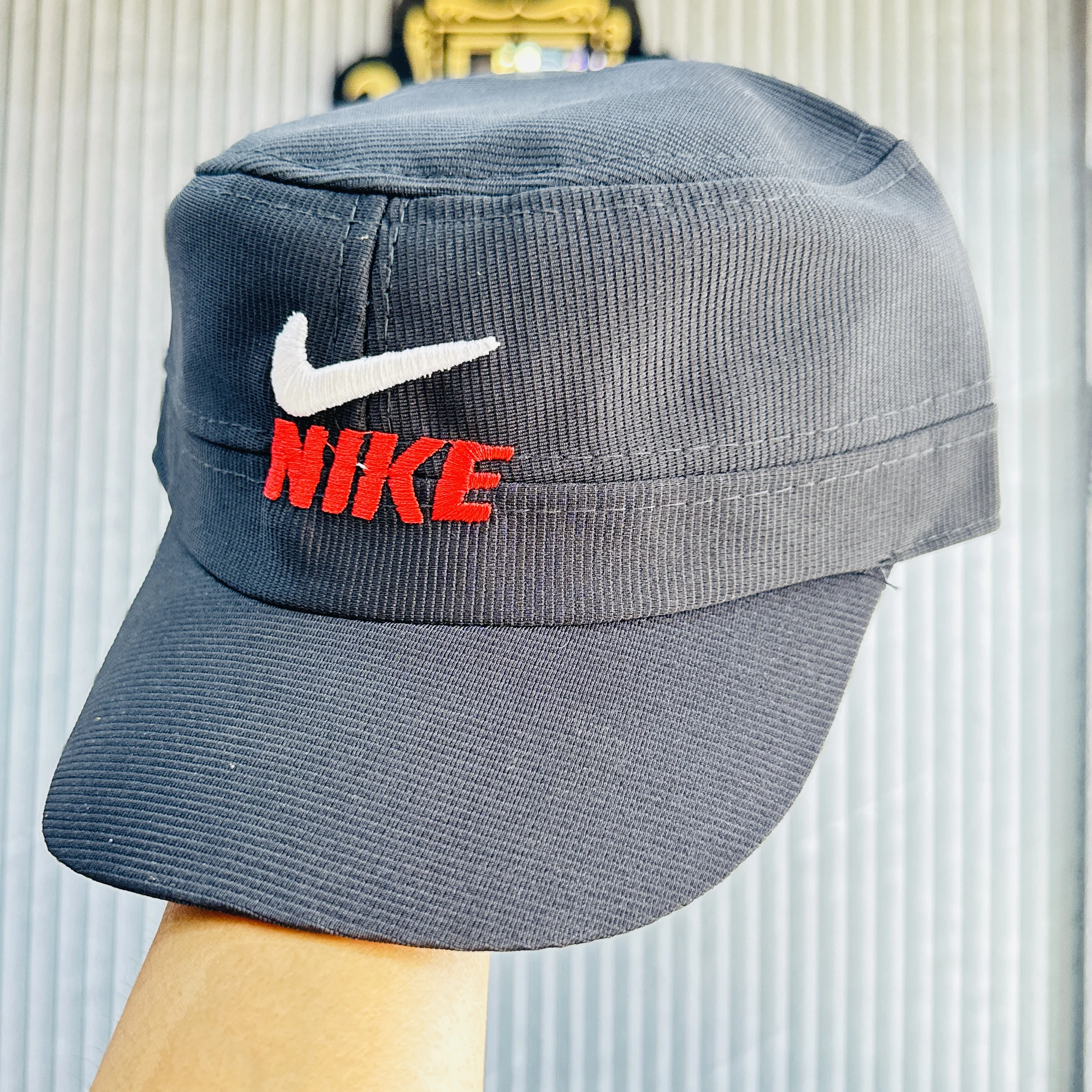 charcoal grey Nike brand baseball cap
