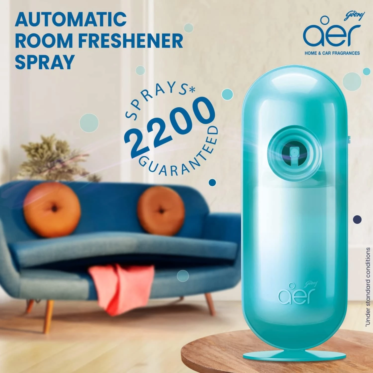 Godrej aer matic kit (cool surf- blue)