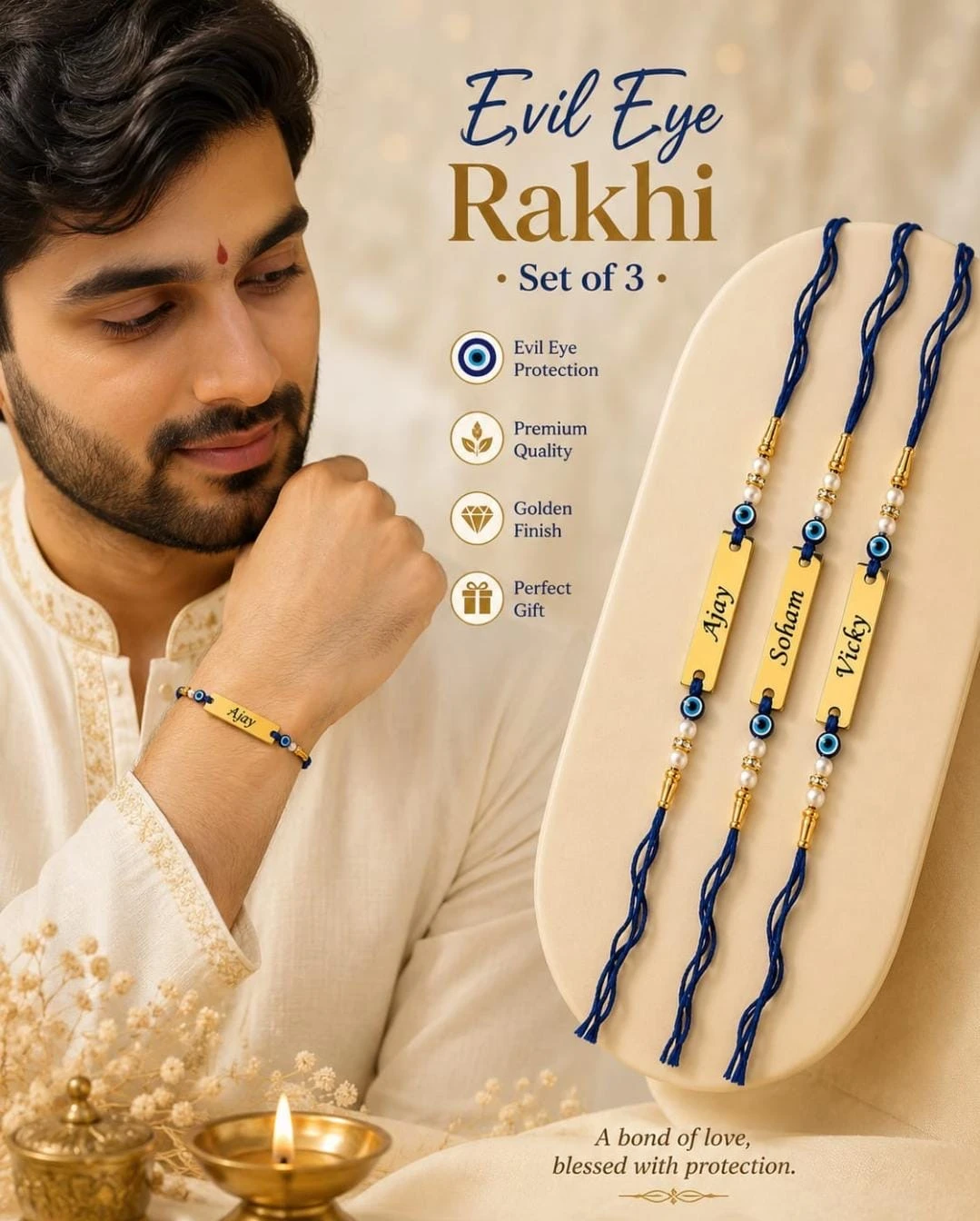 Customized Nam Rakhi