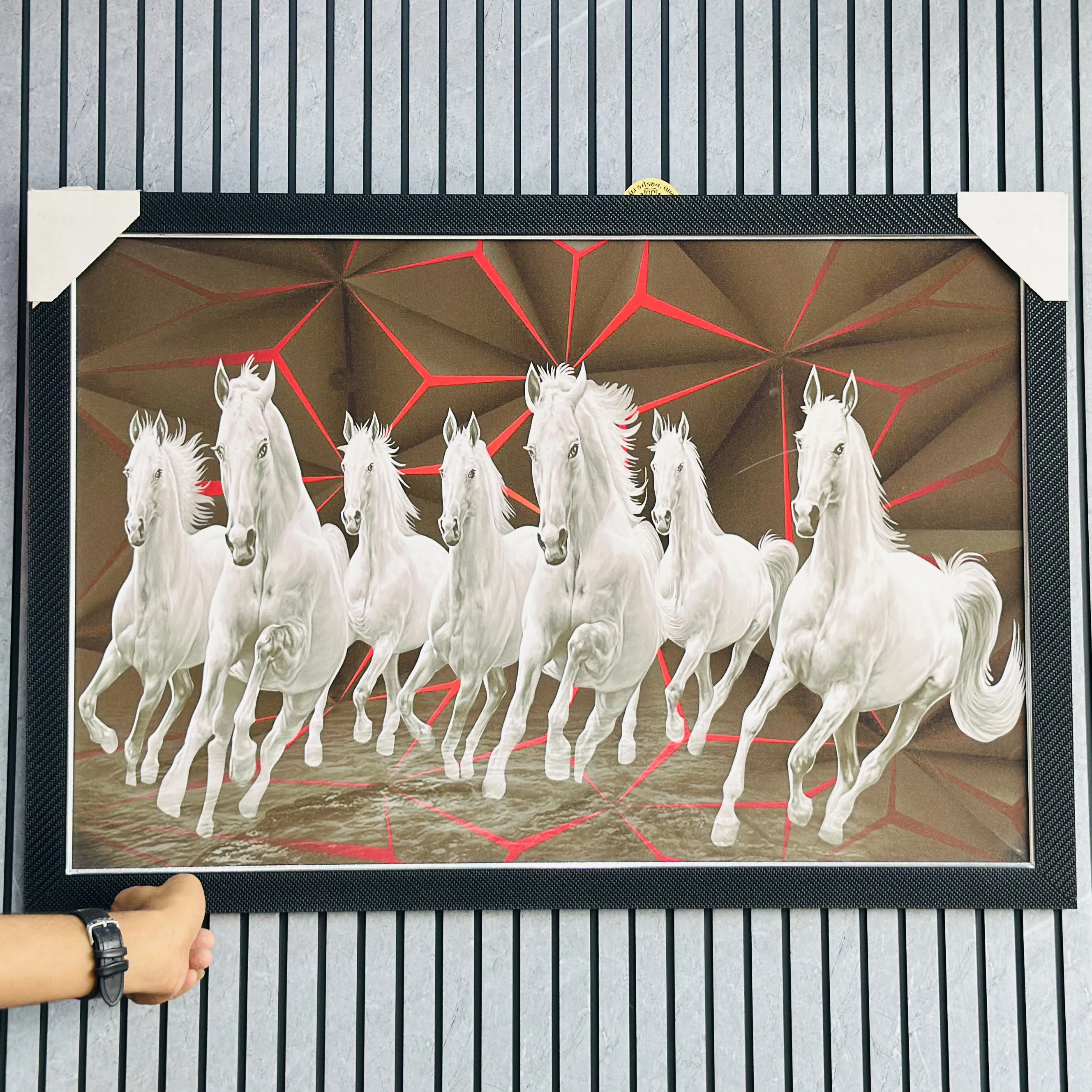 Seven Horses Running Frame (SKU-V6B35R)