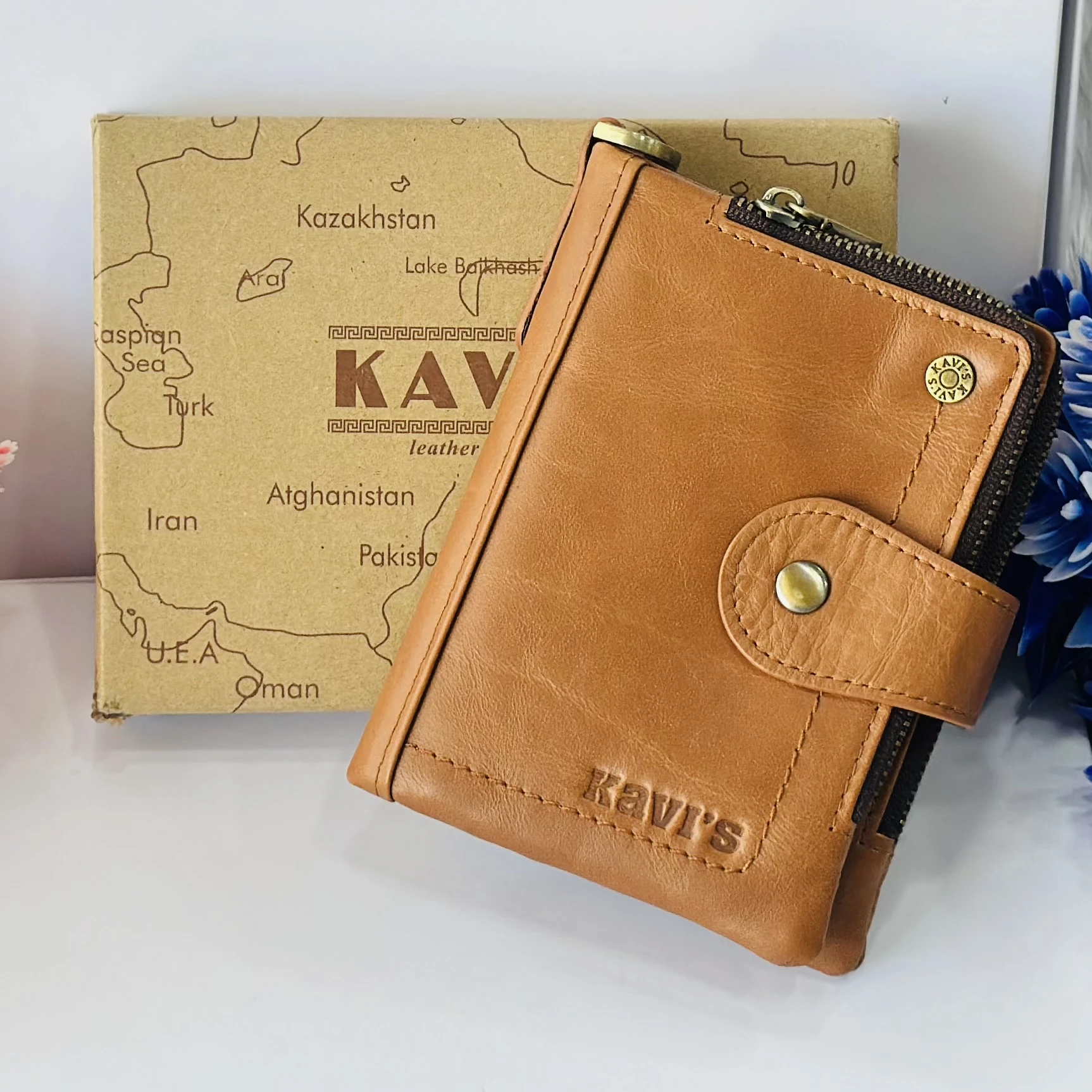 Kavi's genuine leather men's wallet
