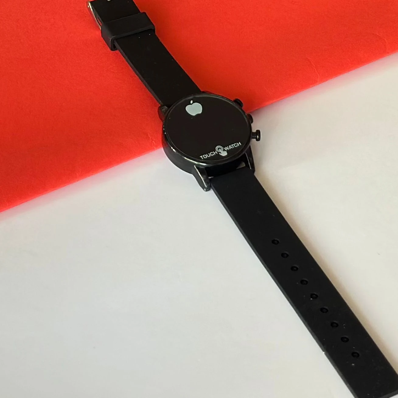 Kids digital watch with a silicone strap