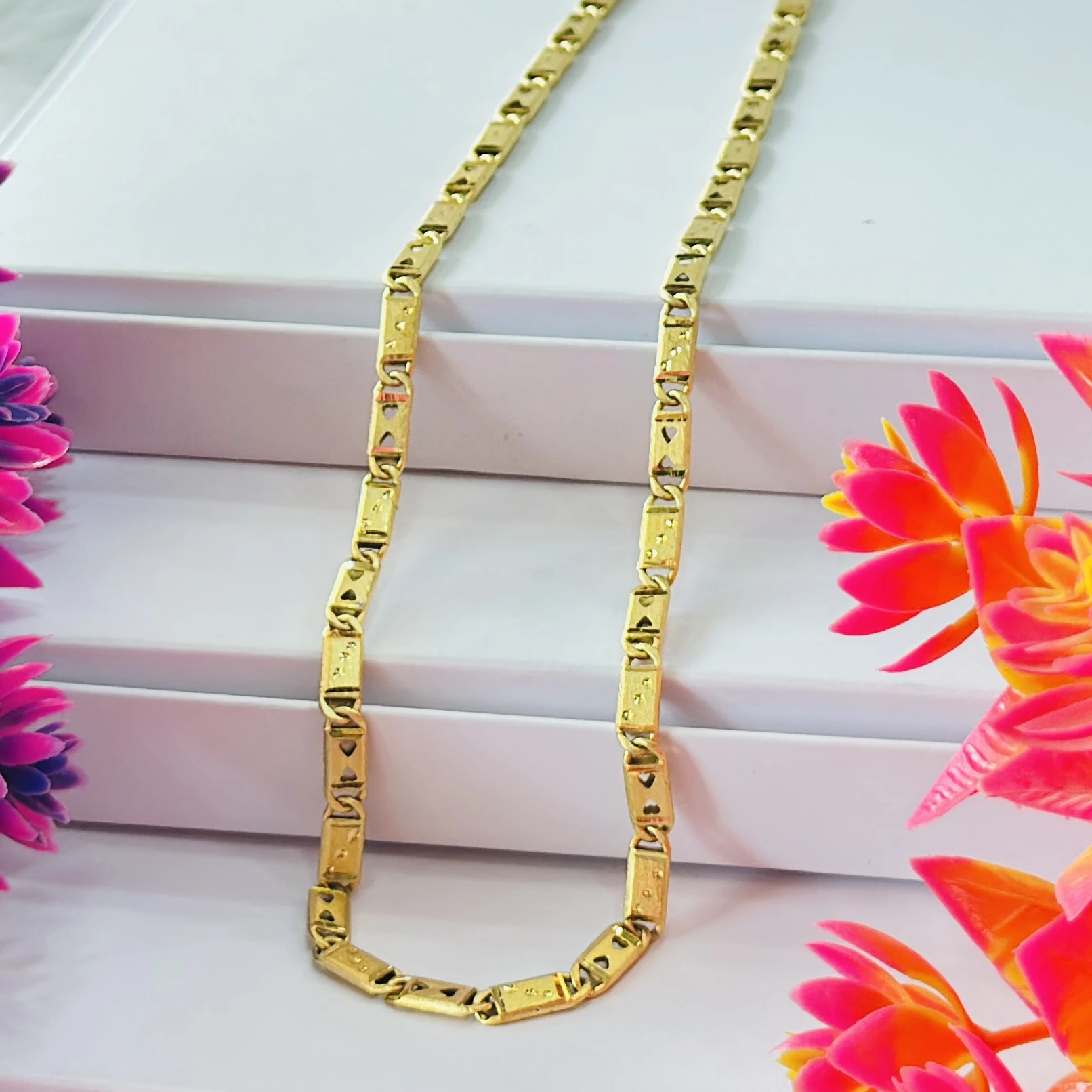 Gold Plated Nawabi Chain for Men