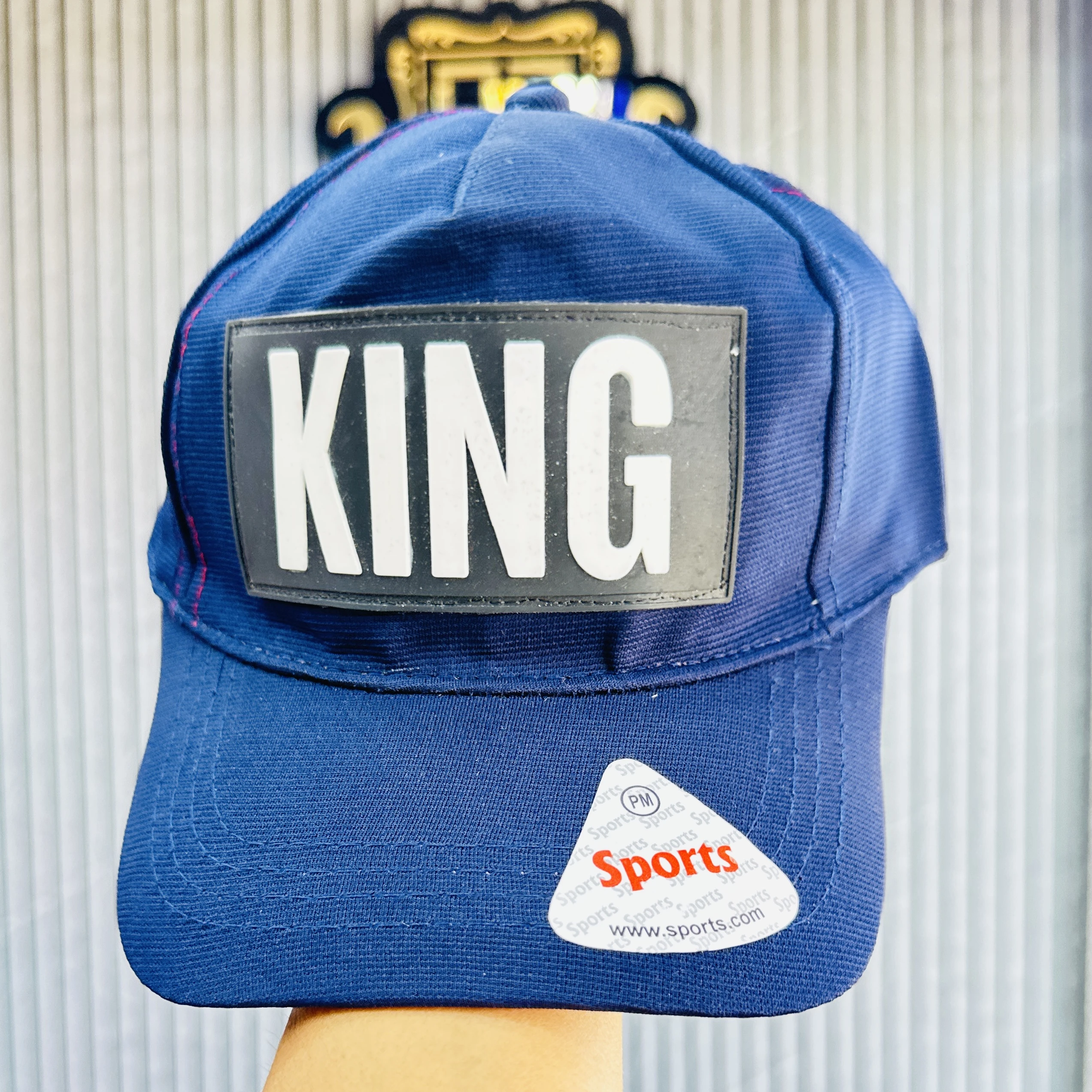 Blue baseball cap