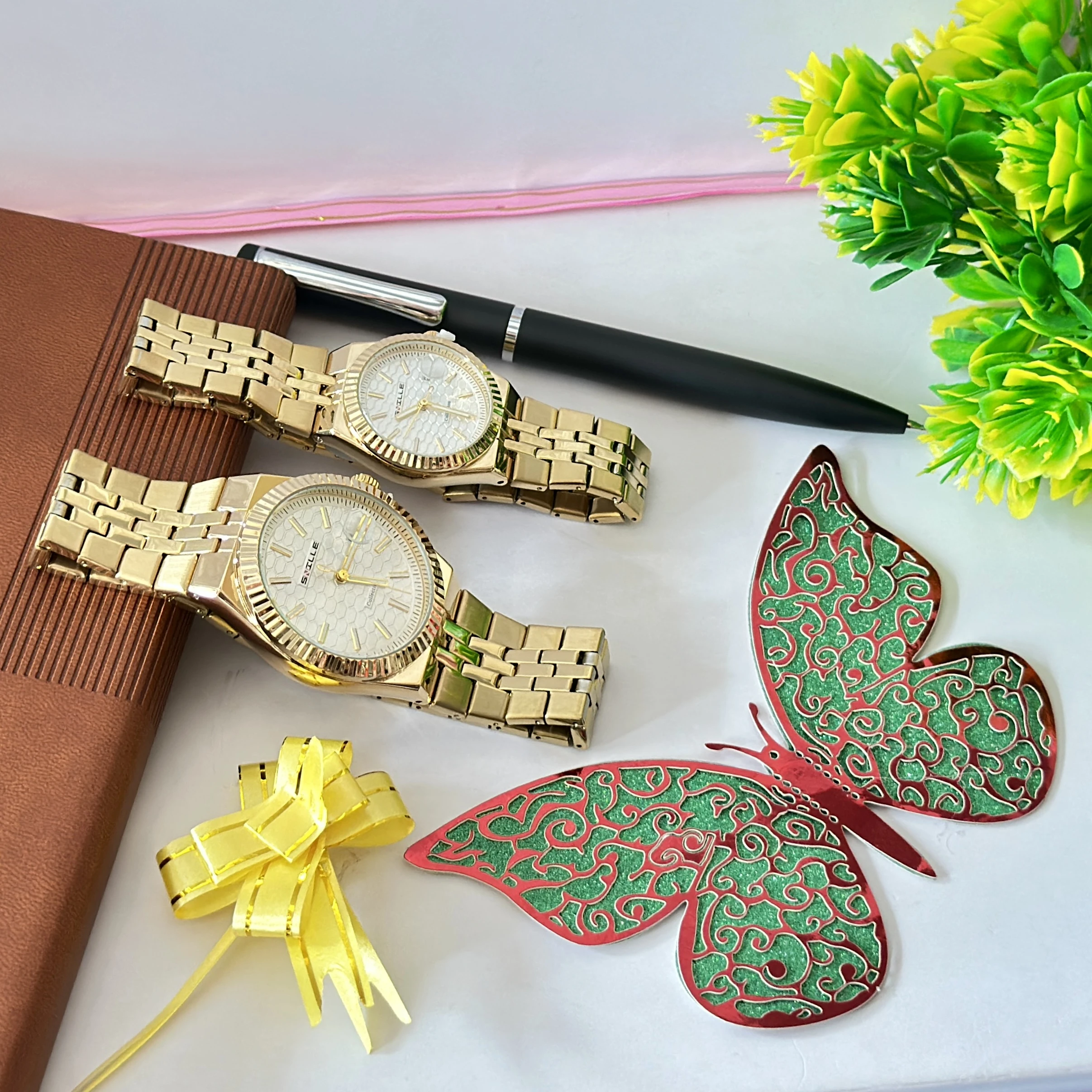 Snille brand couple's watch set