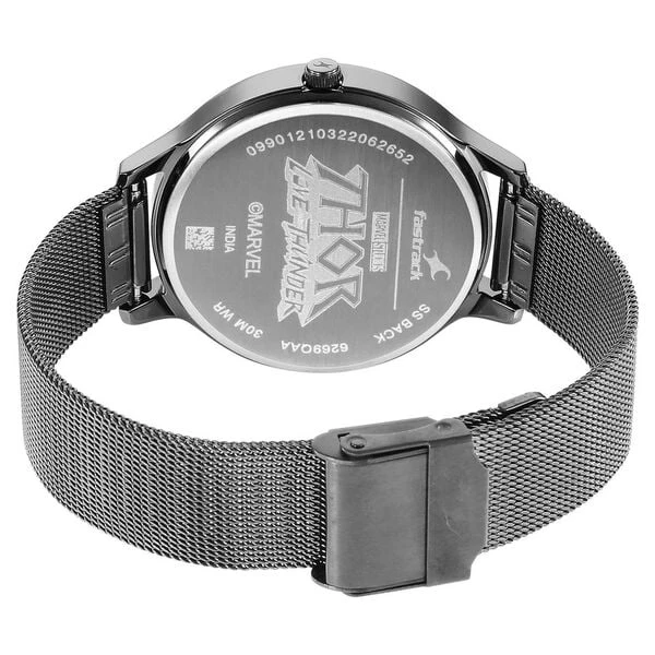 Fastrack Thor Quartz Analog Grey Dial Stainless Steel Strap Watch for Girls  Model No.NR6269NM01