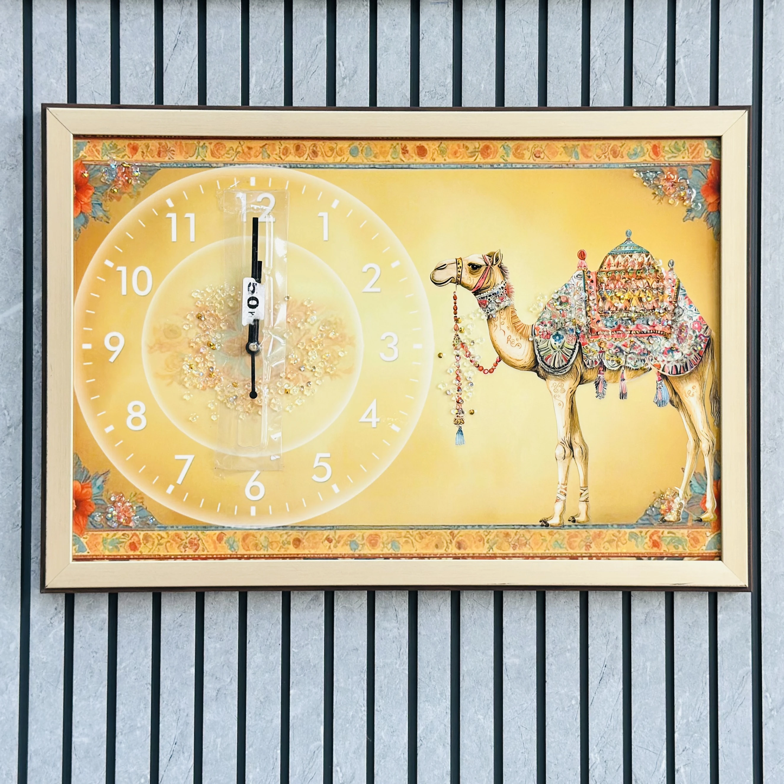 Rajasthani Camel Traditional Wall Clock(SKU-A1OTZB)