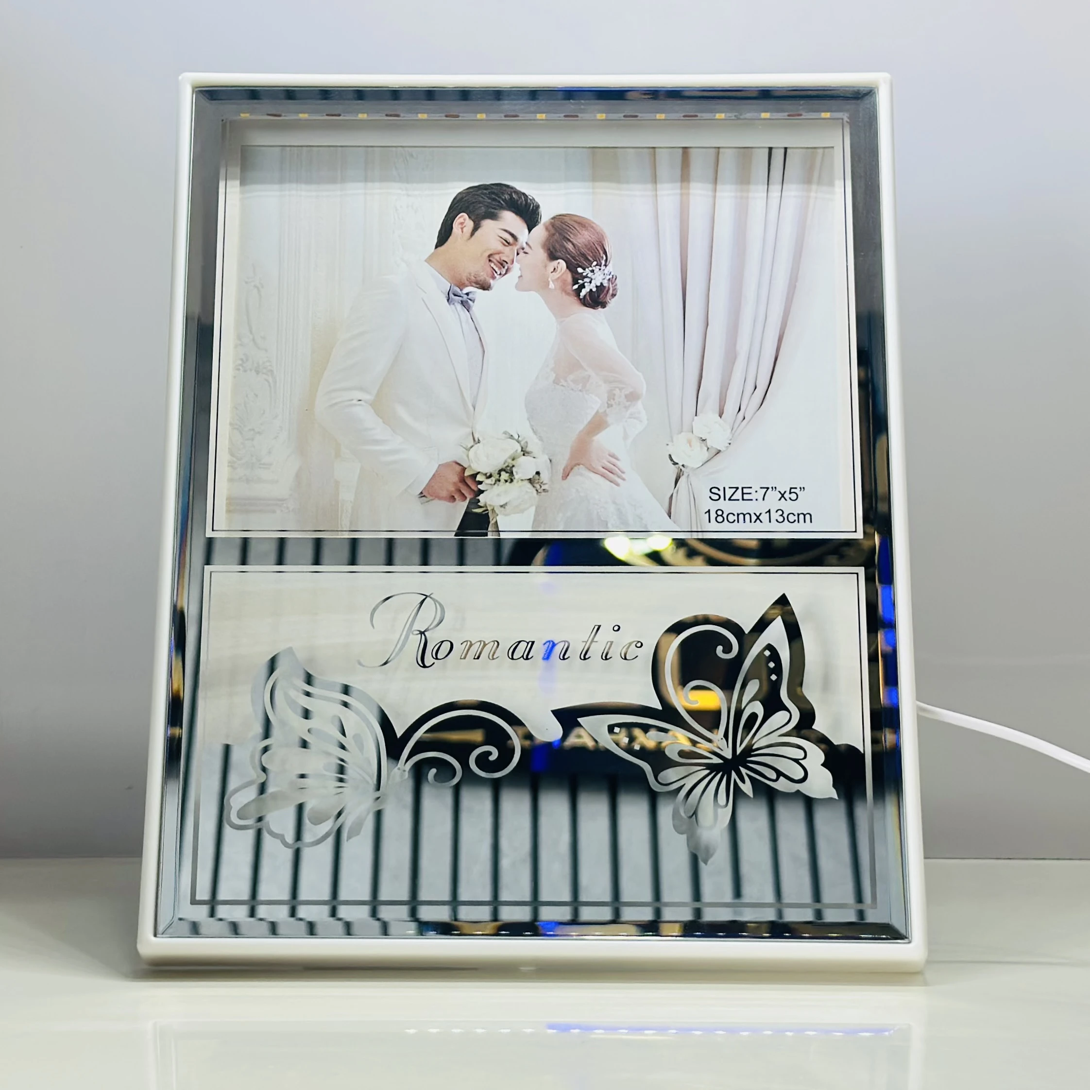 personalized LED Magic Mirror Photo Frame.(SKU-
