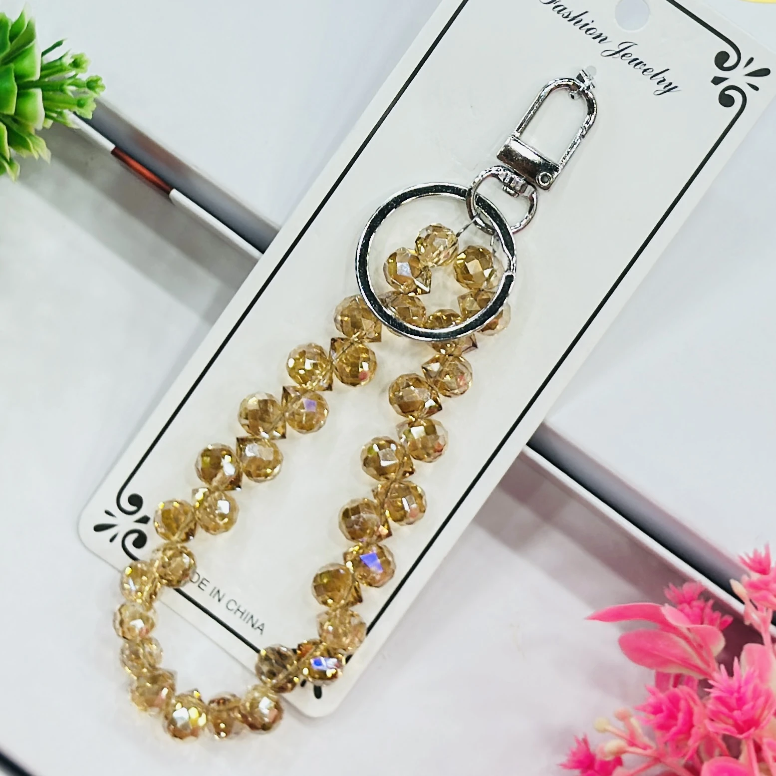 Crystal Fancy Girls Keychain