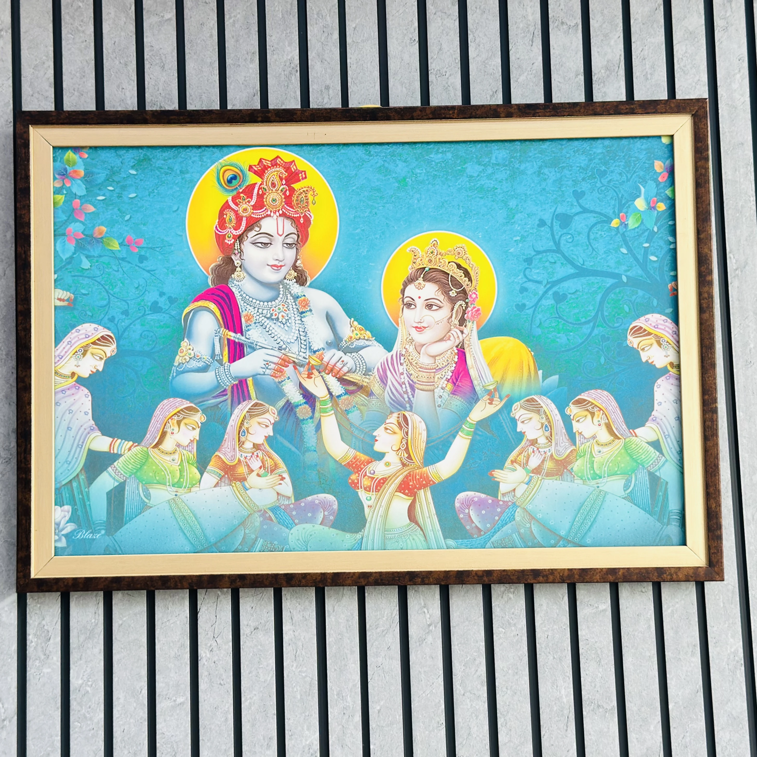 Radha Krishna frame (SKU-I26WC7)