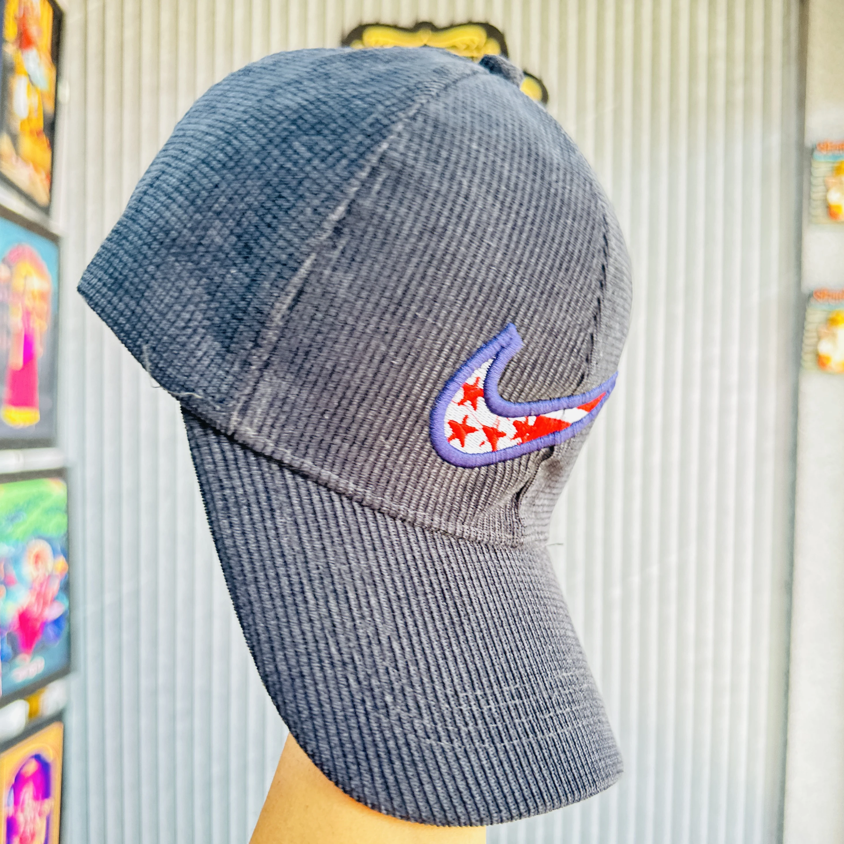 corduroy baseball cap