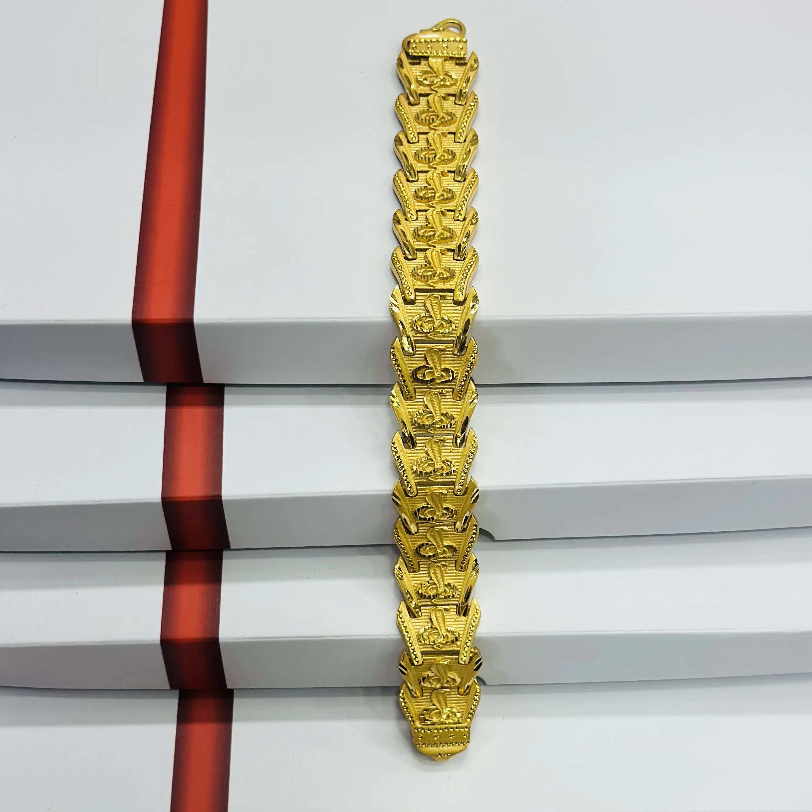 1 GRAM GOLD DIAMOND BRACELET FOR MEN