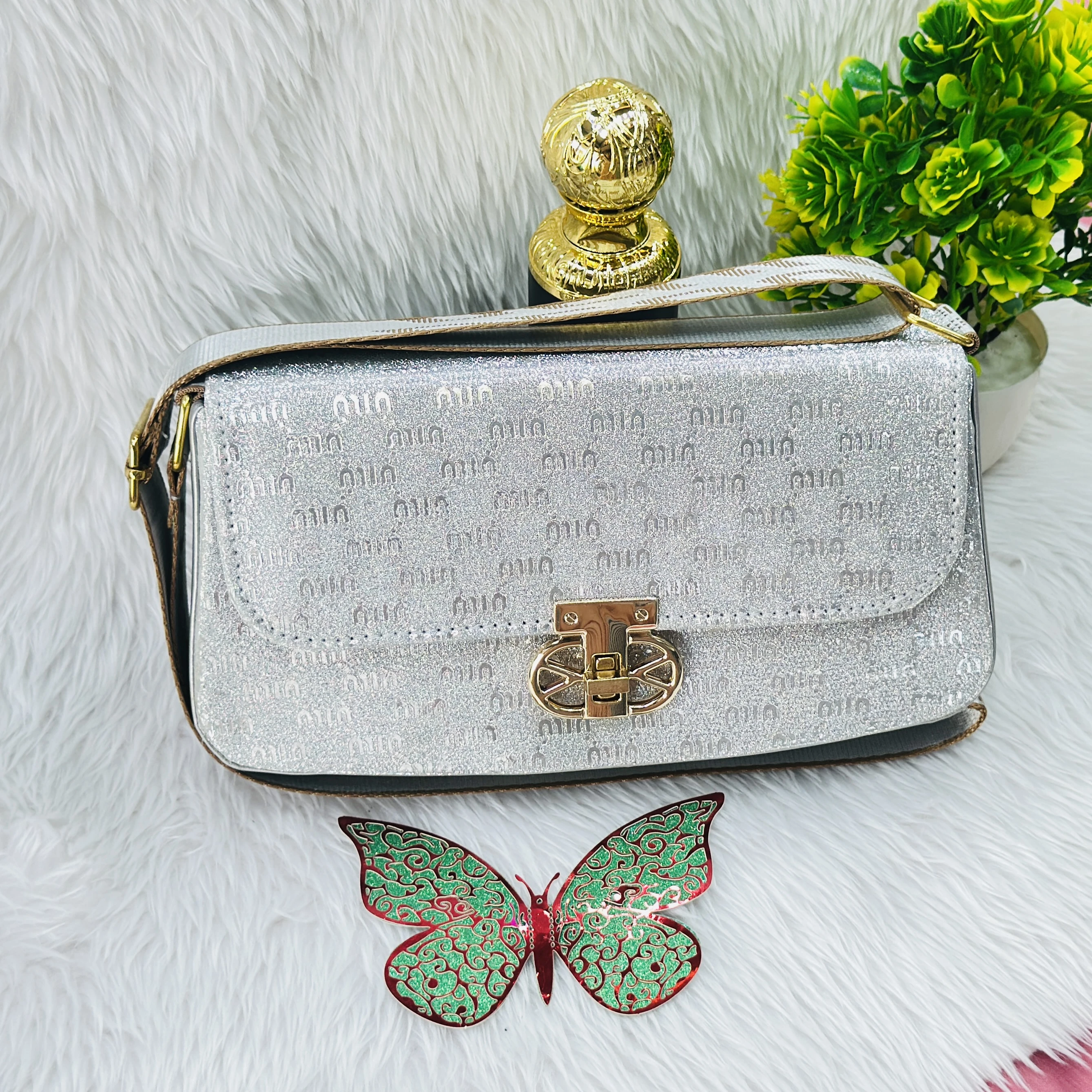 beige women's crossbody sling bag