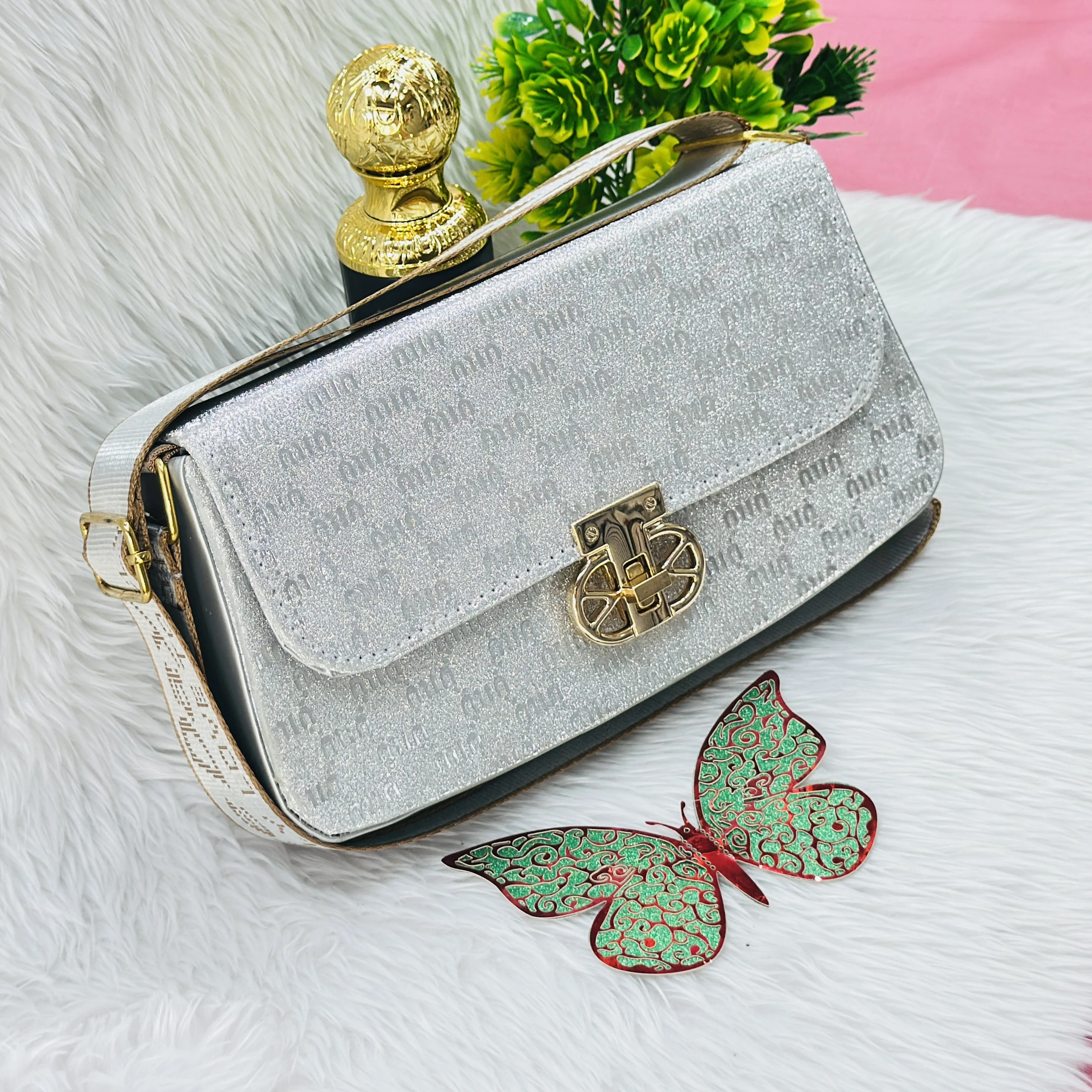 beige women's crossbody sling bag