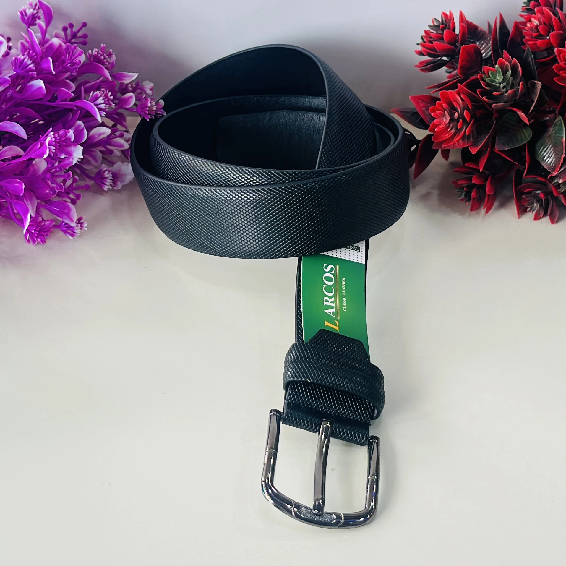 Black men's belt