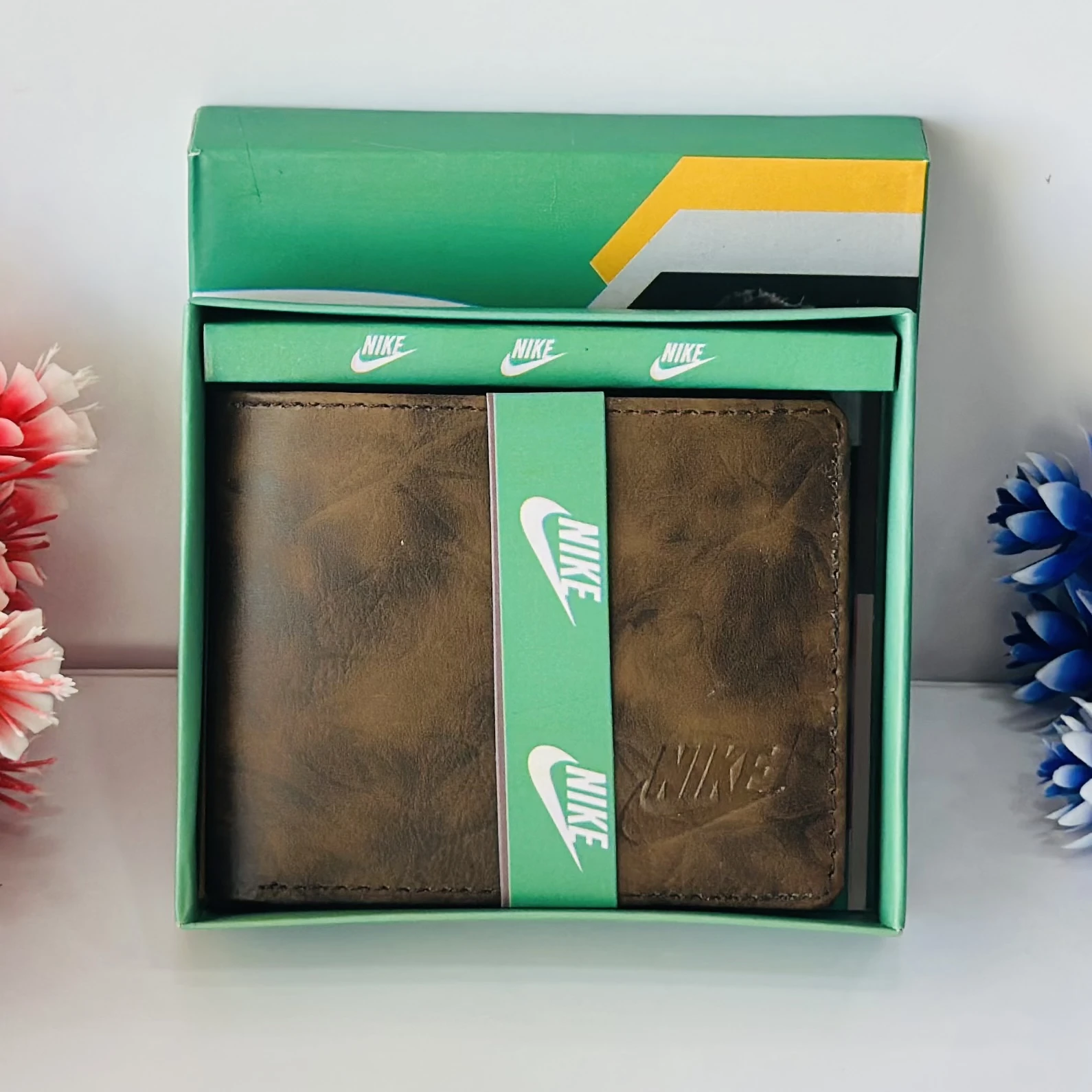 Men's Nike Leather Bifold Wallet