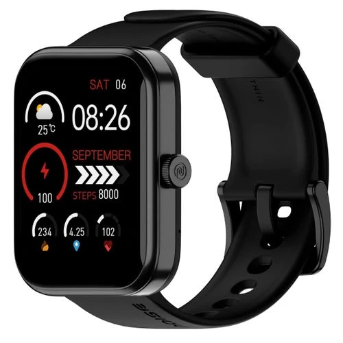Noise ColorFit Pulse Grand 3 Smartwatch | 1.69" Display, 60 Sports Modes, Heart Rate & SpO2 Monitor (Jet Black)