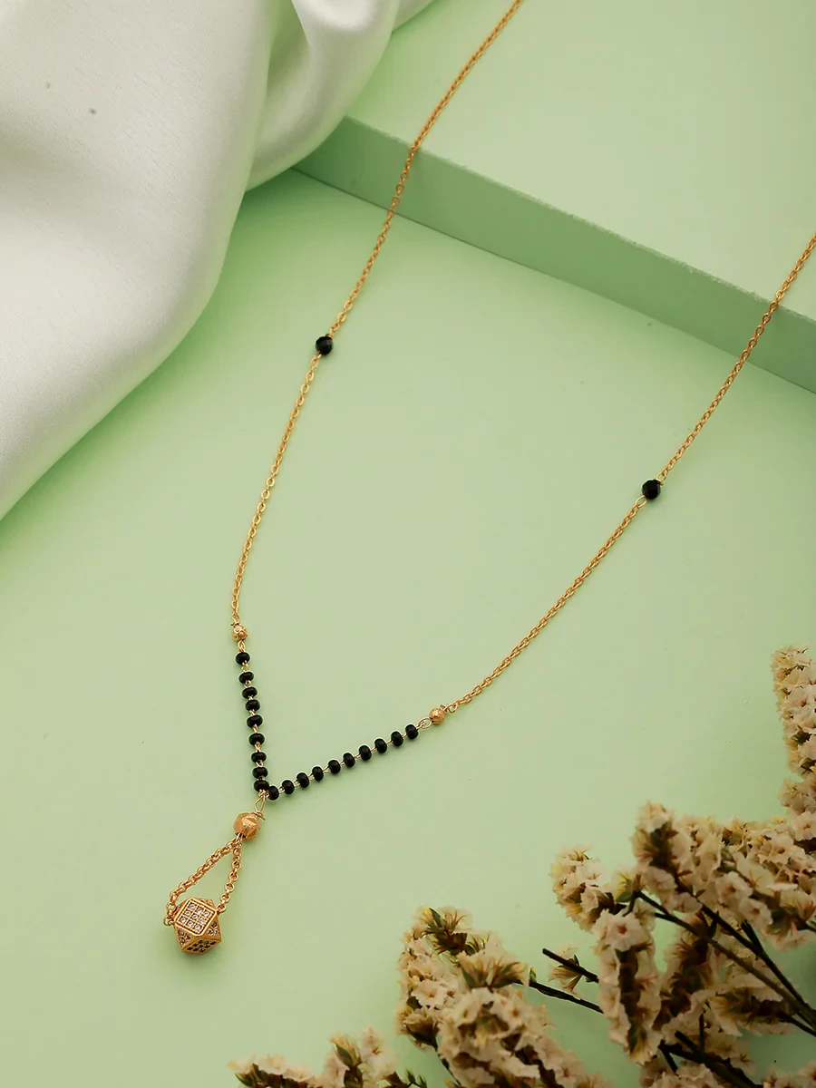 Belleza Jewels gold-plated mangalsutra