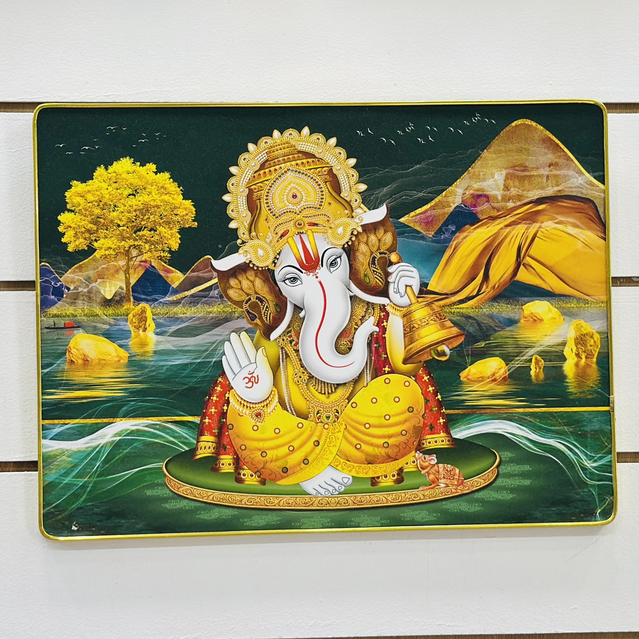 Lord Ganesha religious photo frame or painting….. IK9IL2