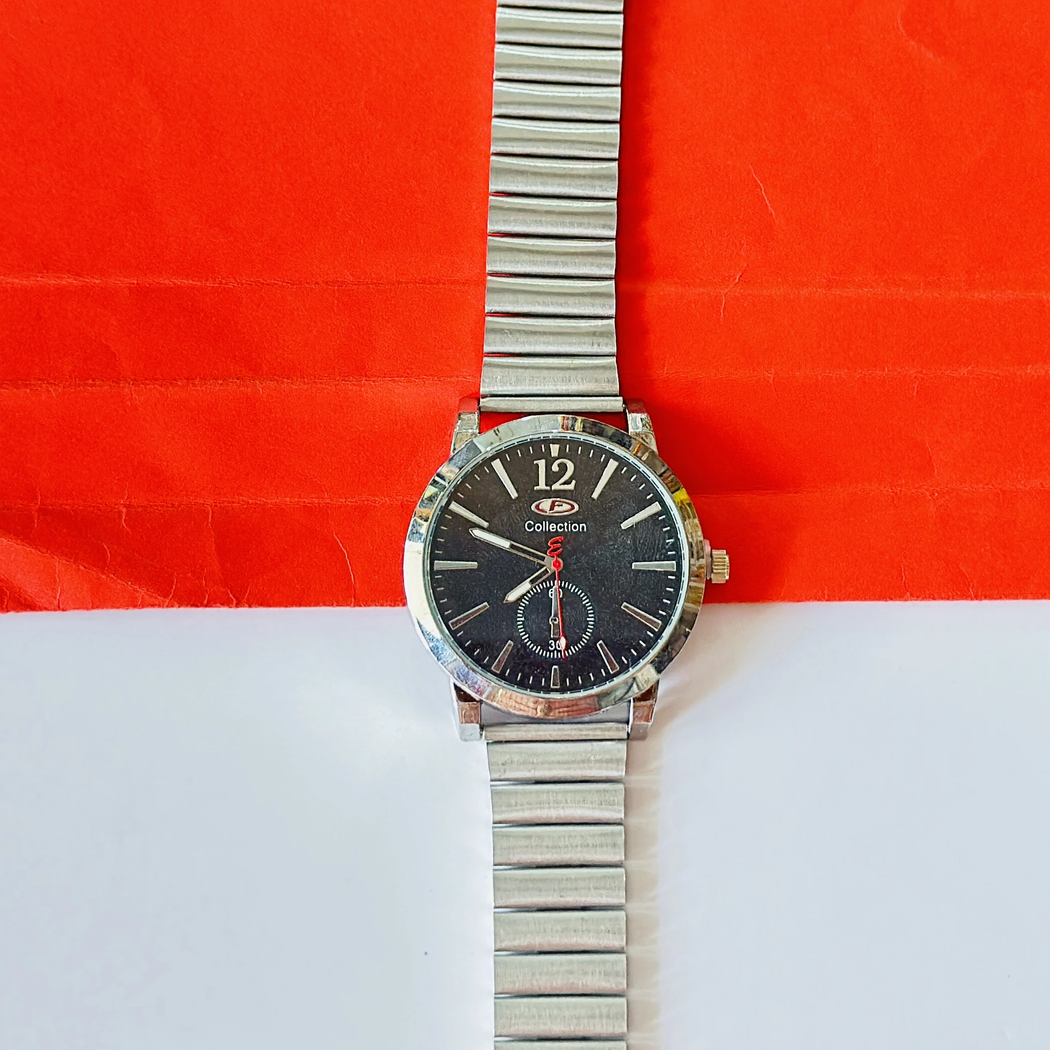 Silver Coloured Analogue Watch