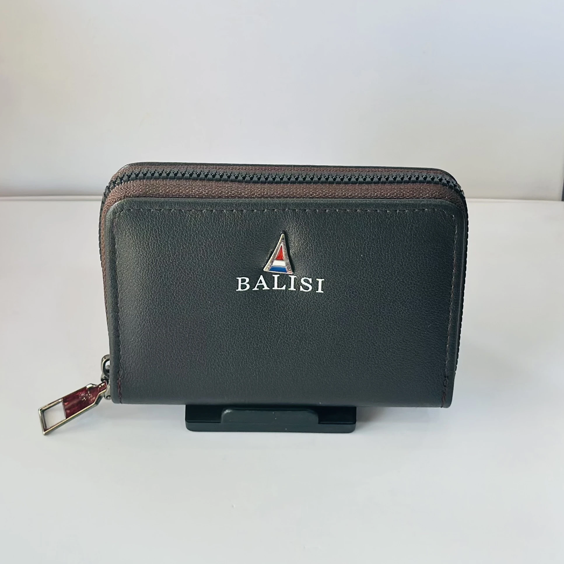 Balisi Black leather wallet