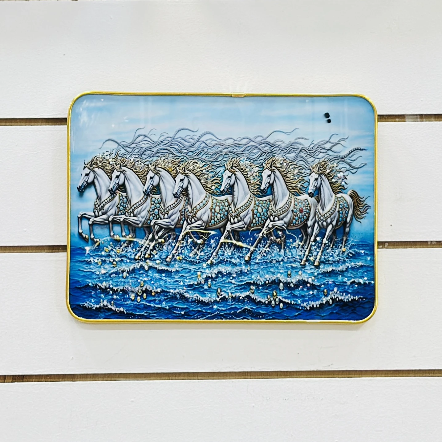 Vastu Seven Running Horses painting…. OU20QA