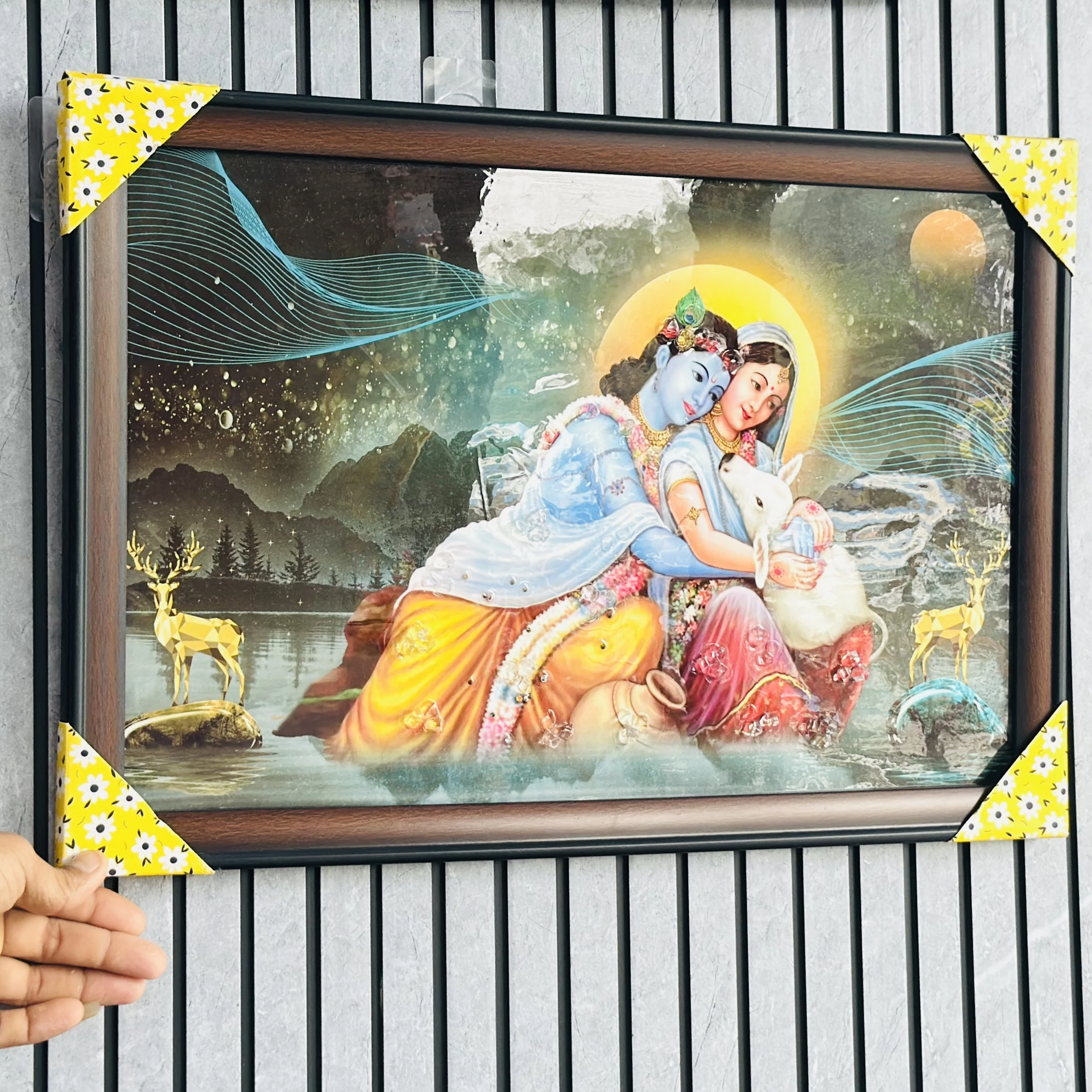 Radha Krishna frame (SKU-D3JY3F)