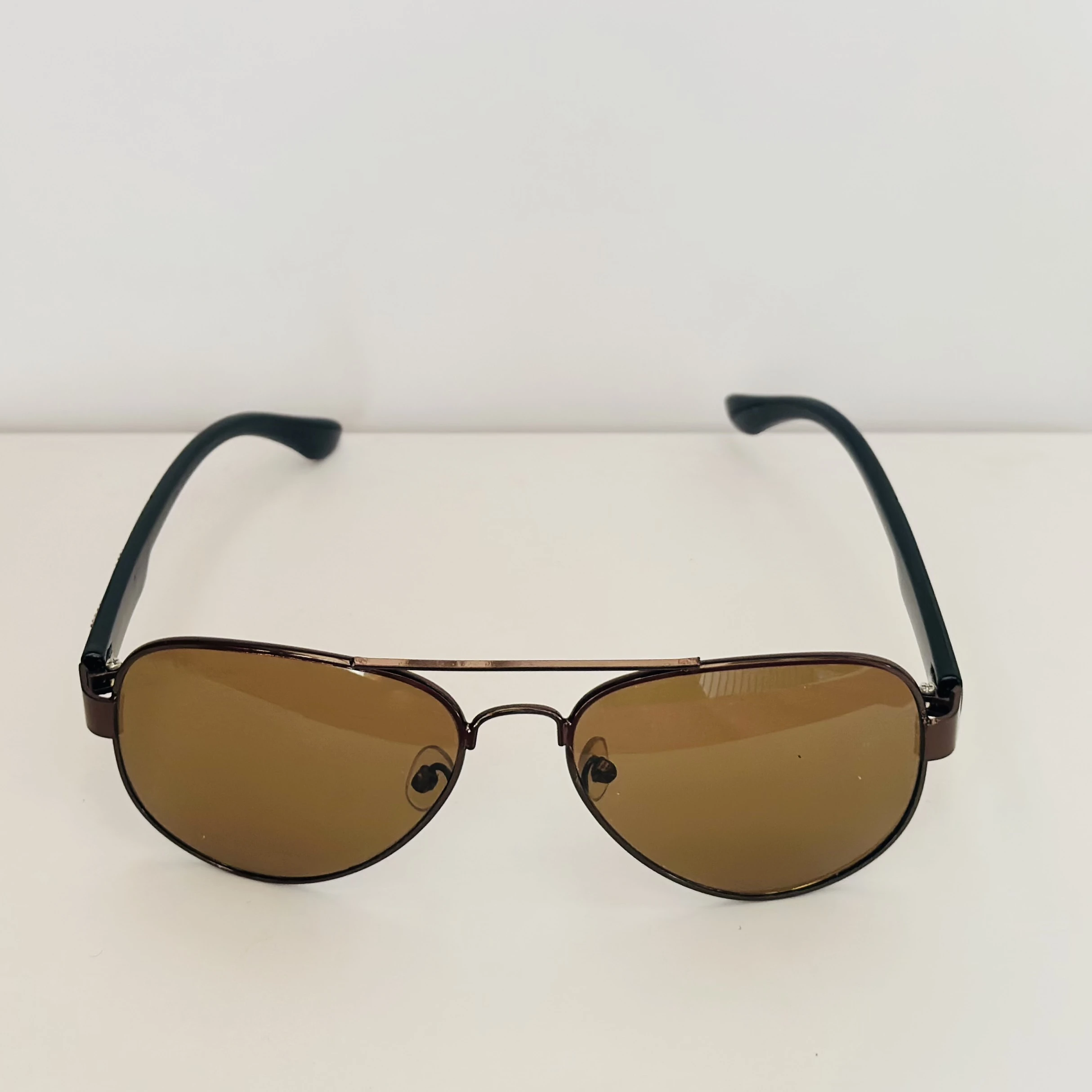 Black aviator sunglasses