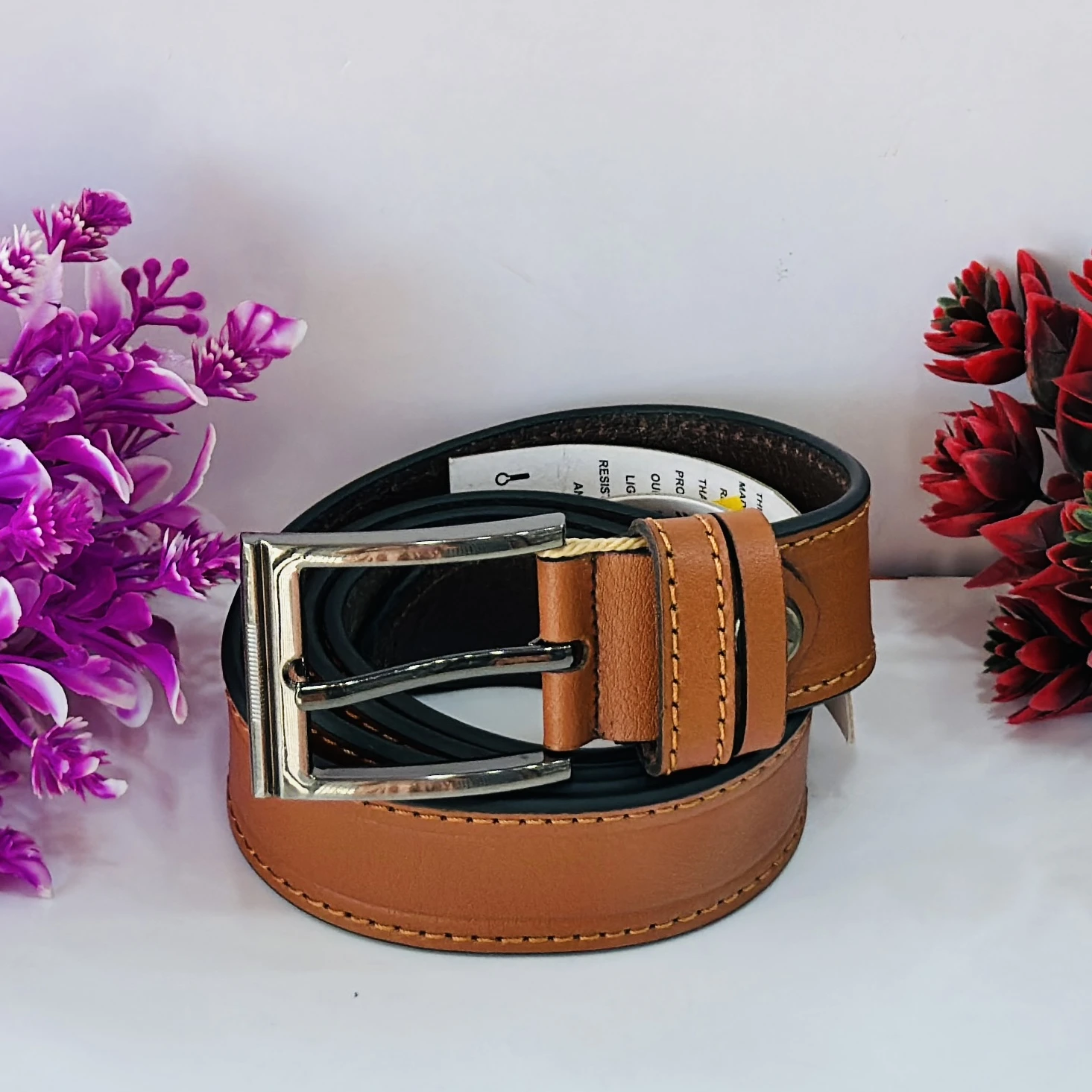Leather World buckle belt