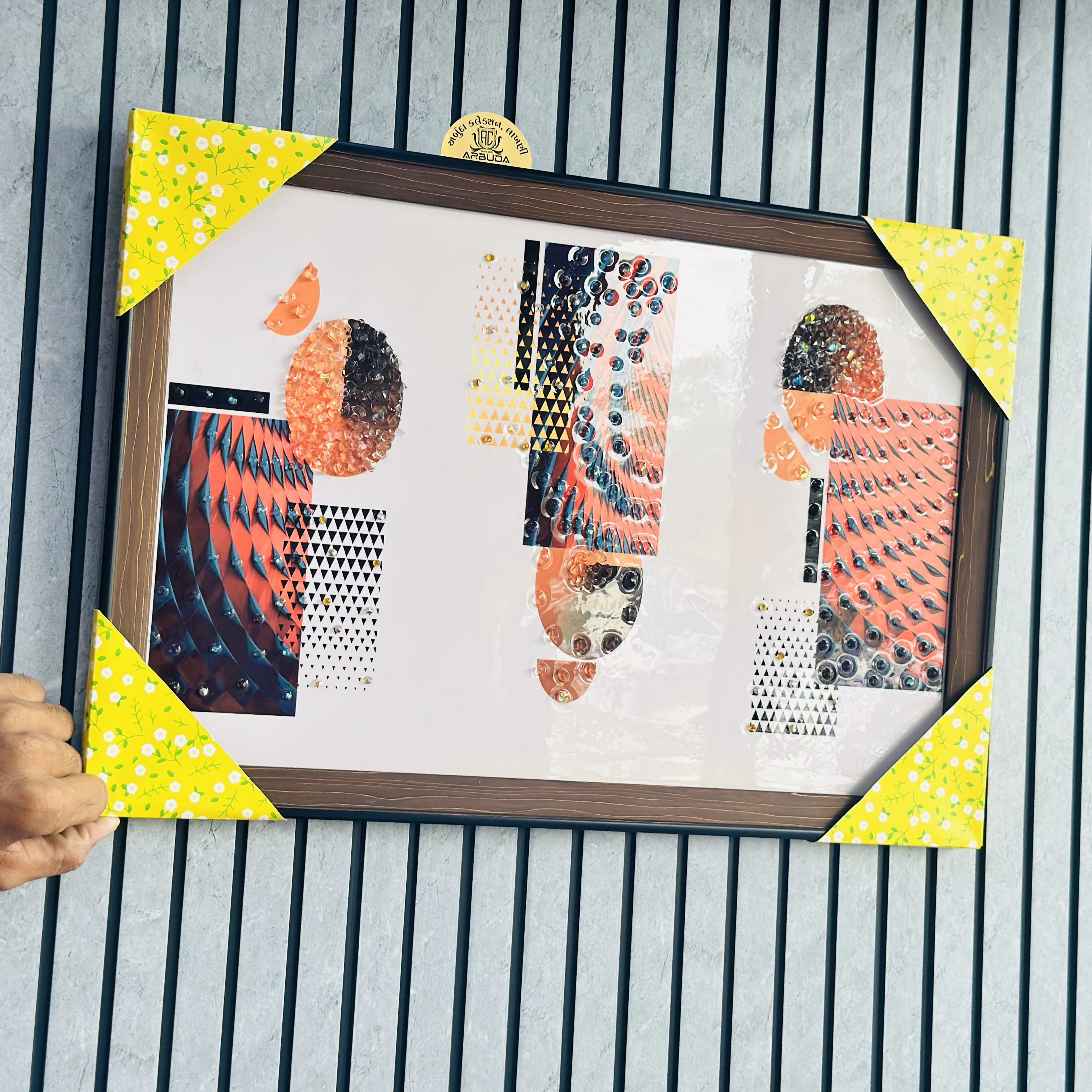 Mixed -Media artwork(SKU-OR4INC)