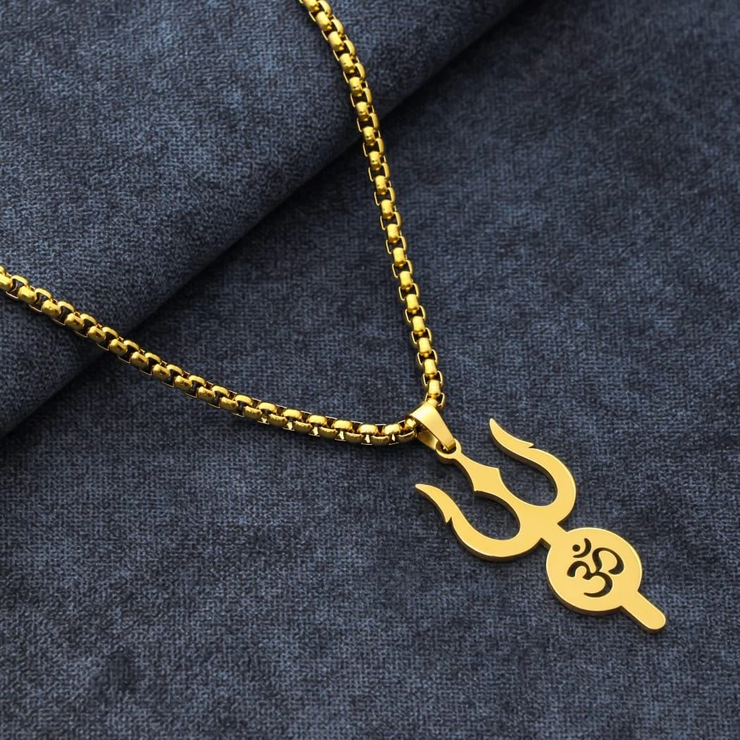 Gold plated pendant