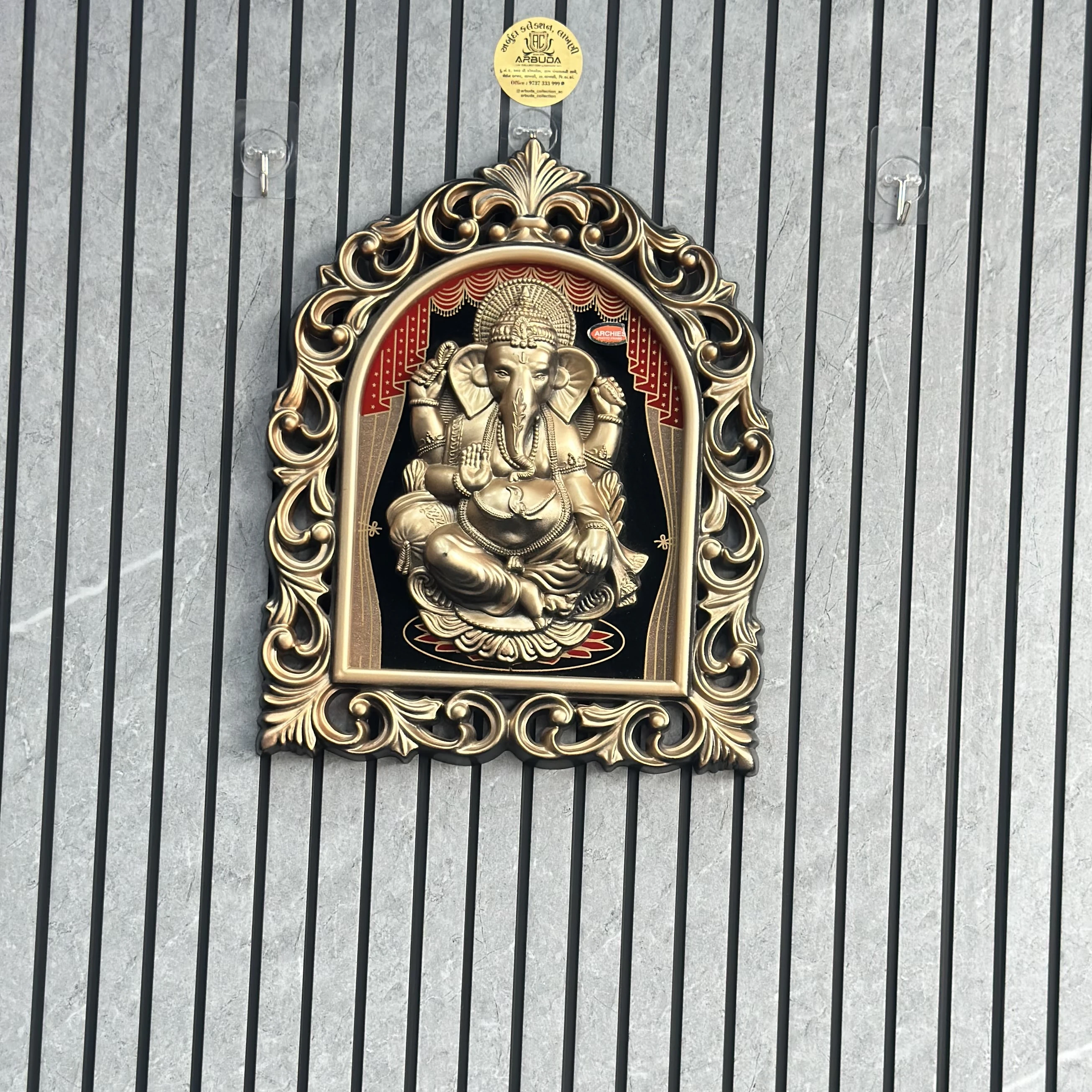 Ganesh Ji Idol Wall Hanging Frame(SKU-6S1RUX)