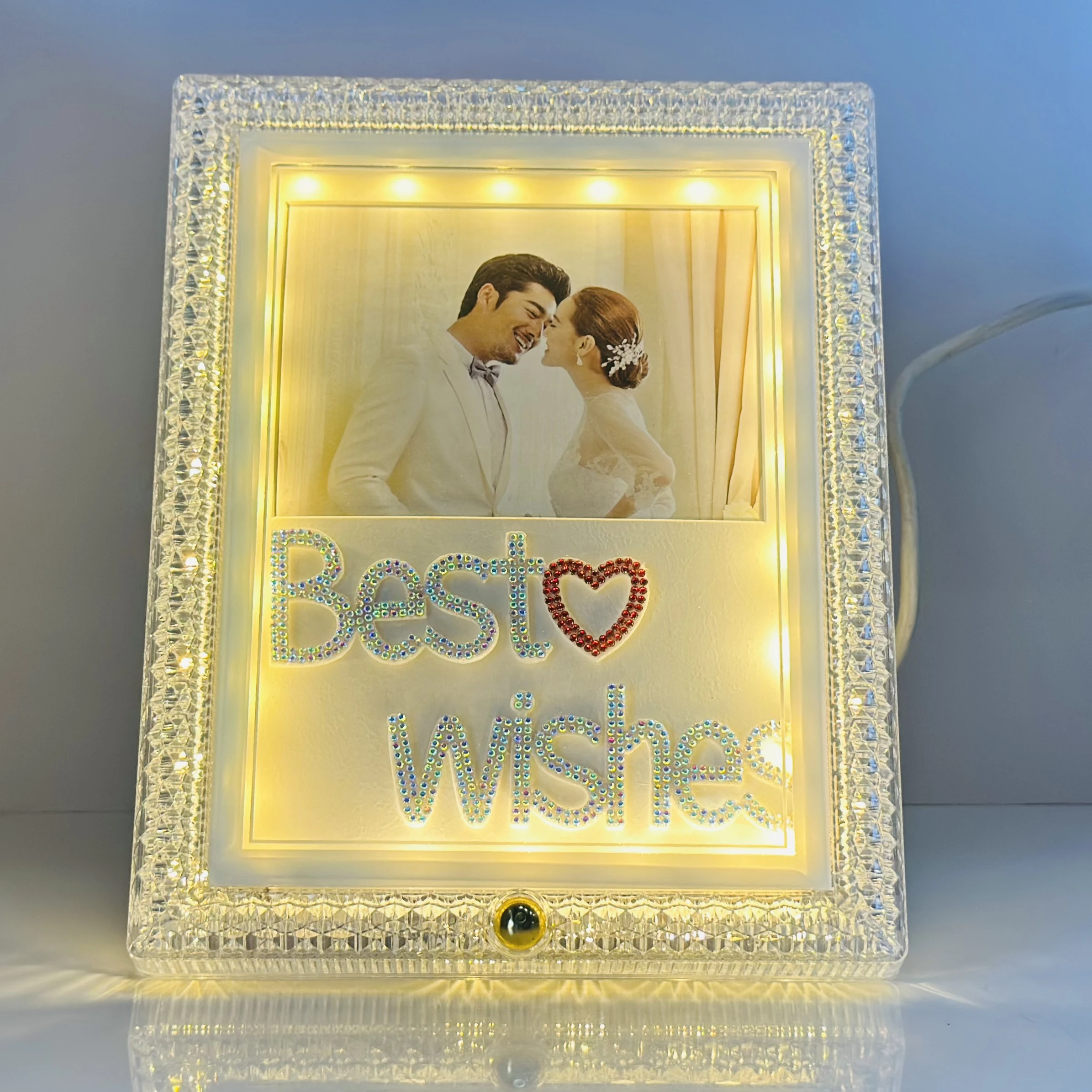 Best Wishes LED Digital Picture Frame(SKU-XHBP5O)