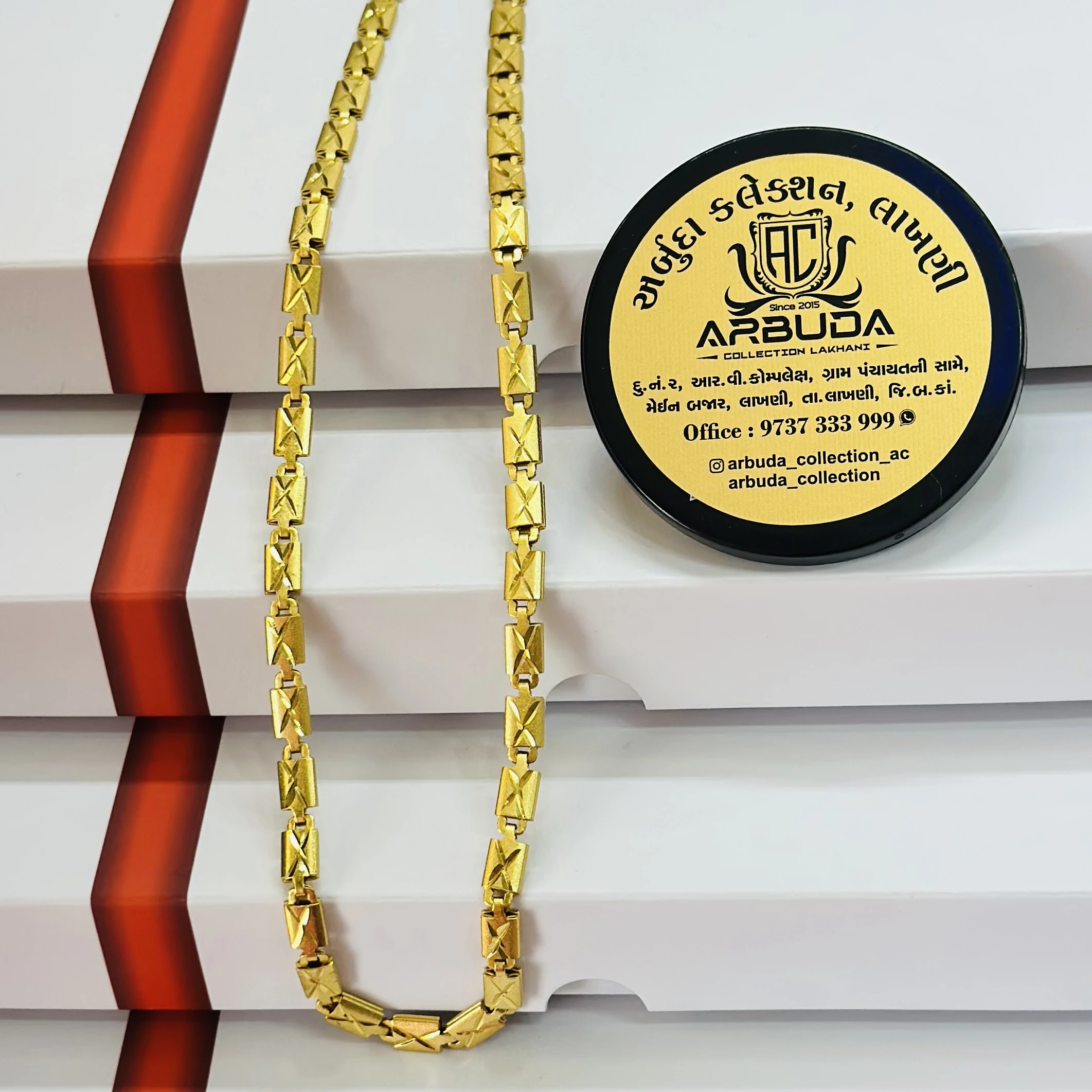 Gold plated design chain