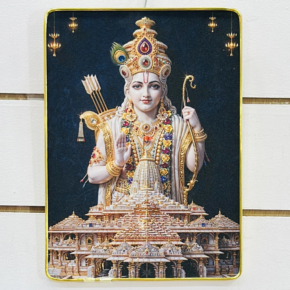 Ram Mandir temple in Ayodhya.     JBGKY7