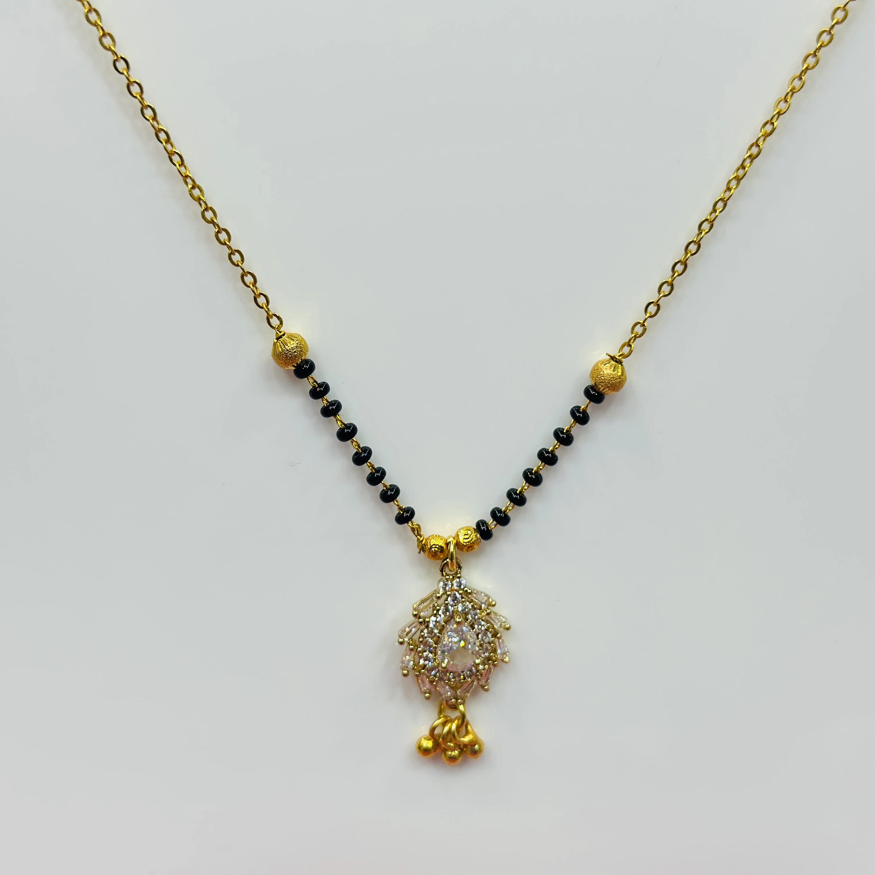 Gold plated mangalsutra