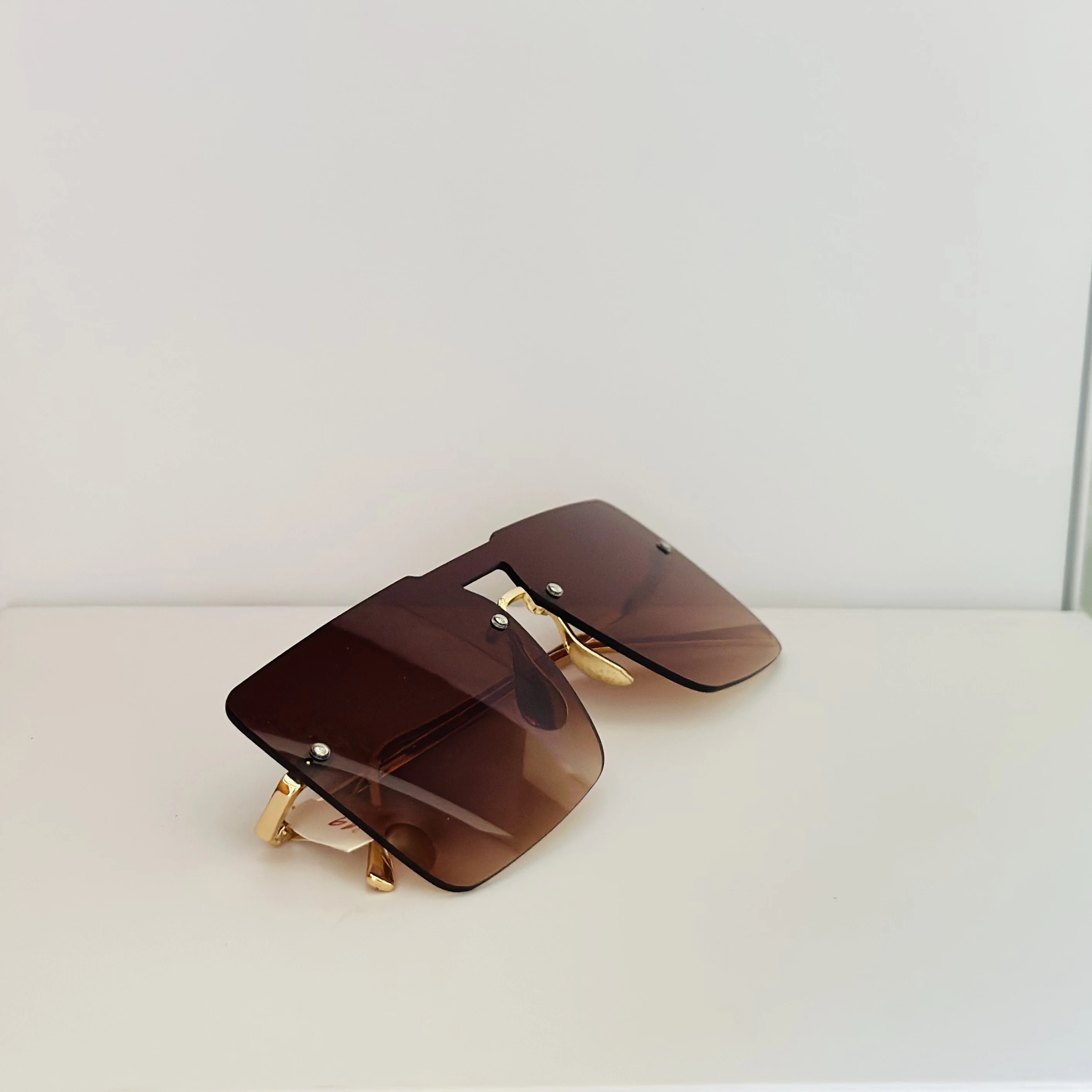 Versace VE2245 rimless square sunglasses