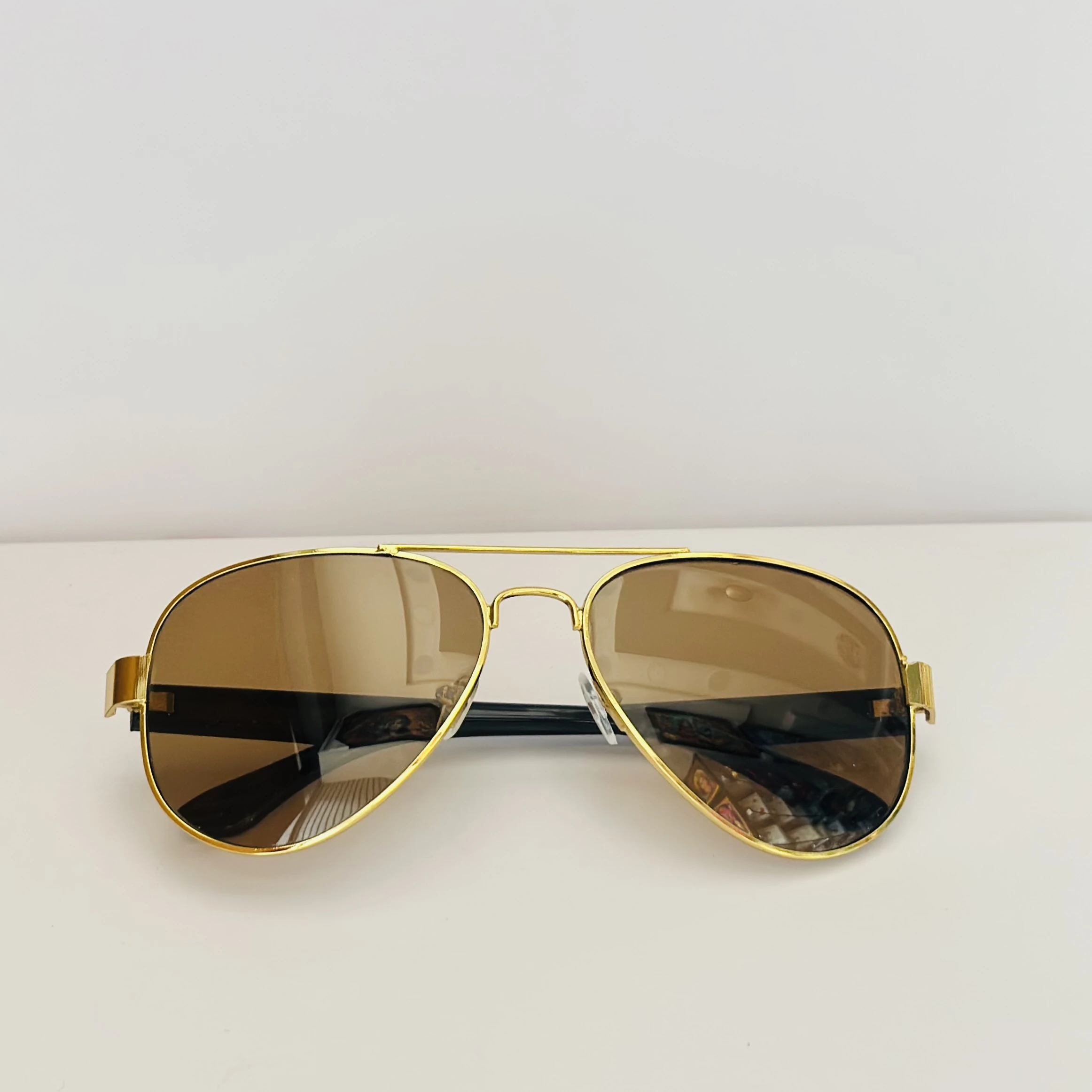 Black aviator sunglasses
