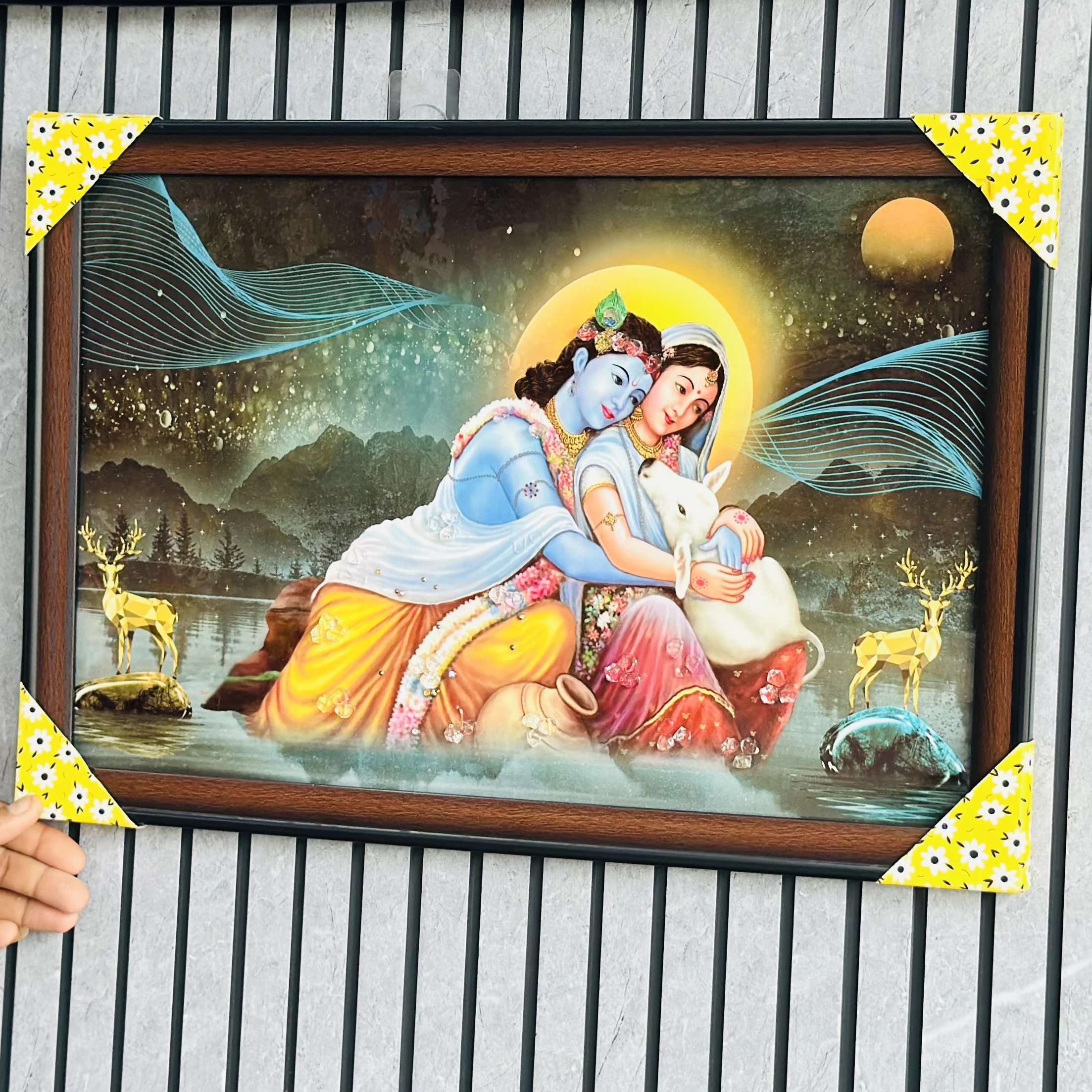 Radha Krishna frame (SKU-D3JY3F)