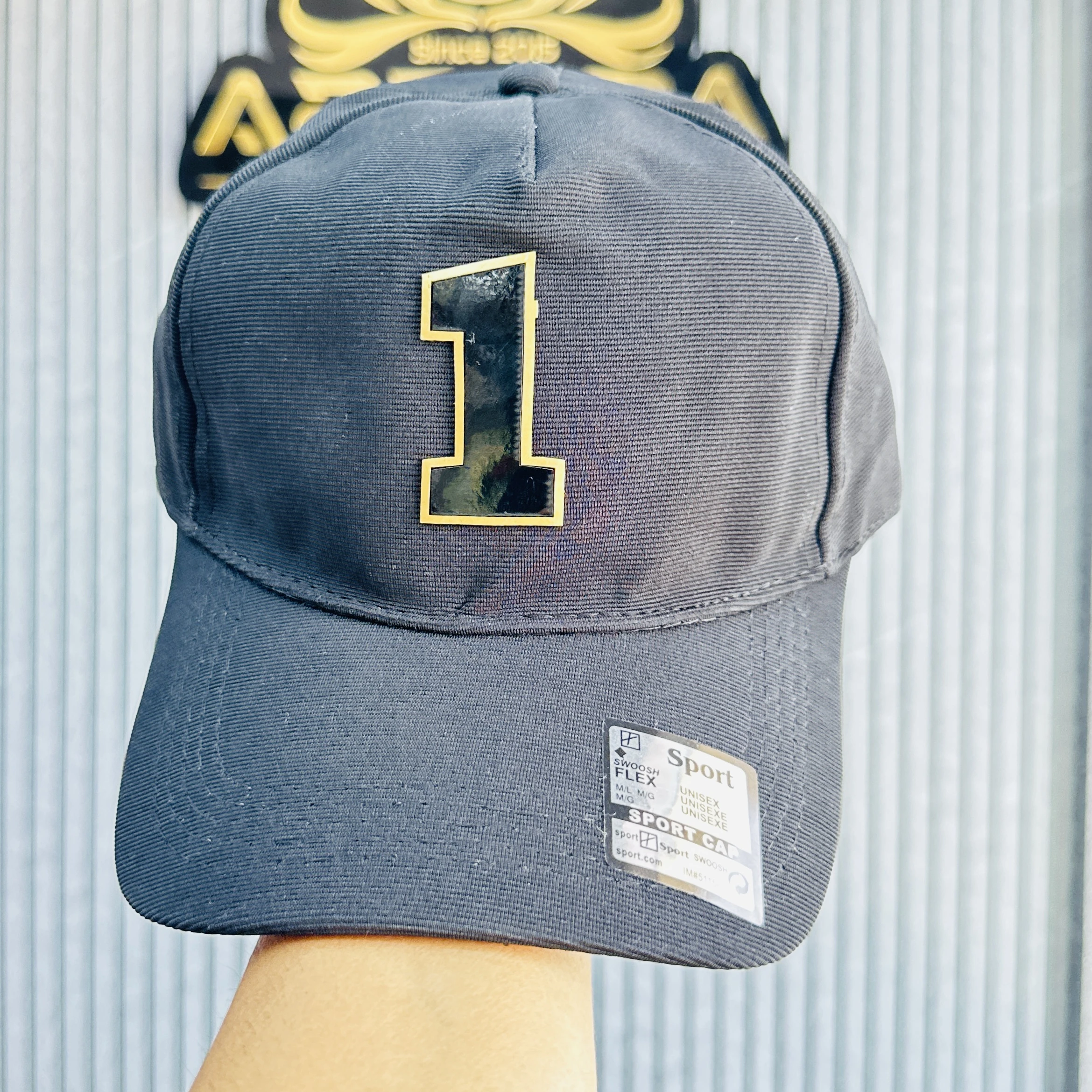 charcoal grey Nike brand baseball cap