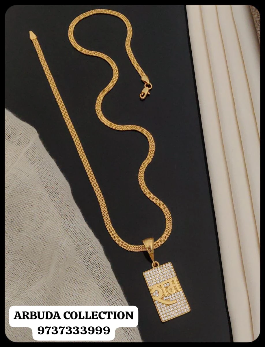 Gold plated pendant