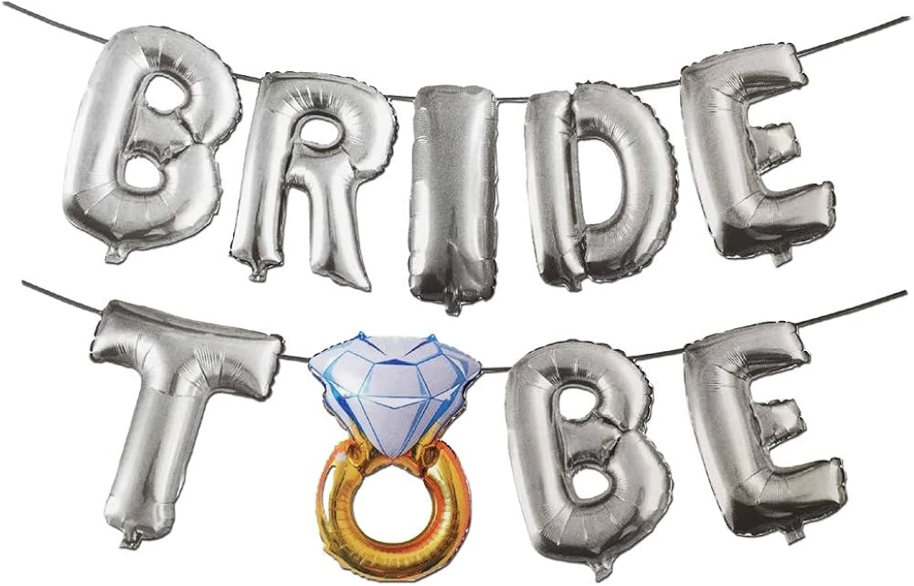 Chengyi Balloon branded "Bride to Be" foil balloons