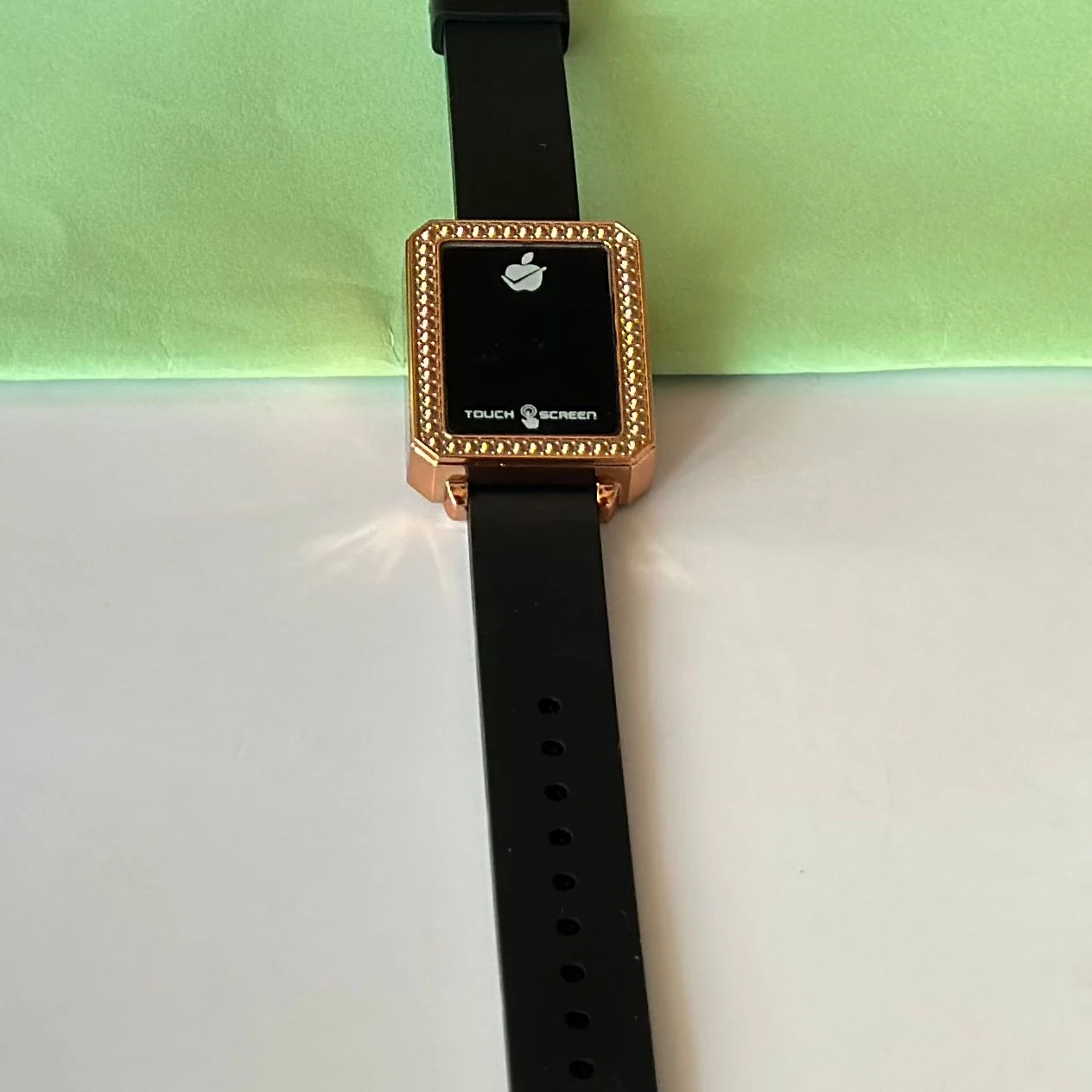 Kids digital watch with a silicone strap