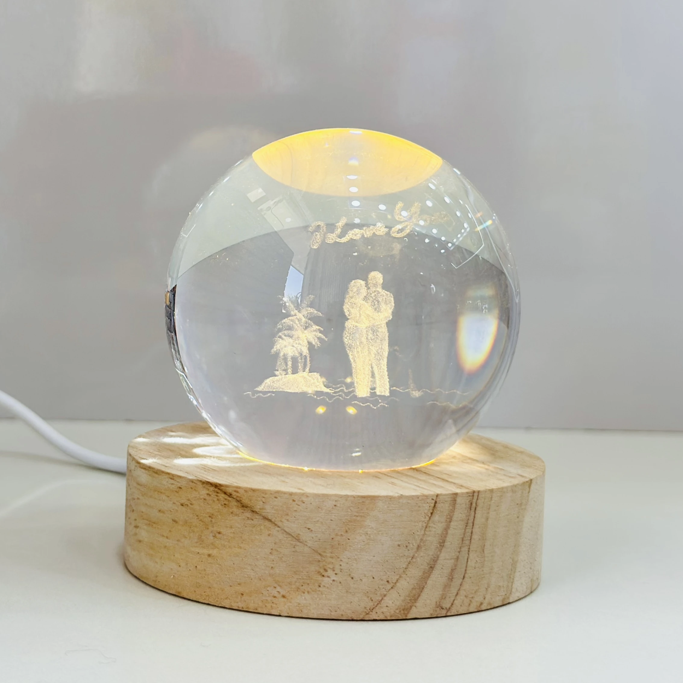 LED Galaxy Crystal Ball(SKU-POXHI3)