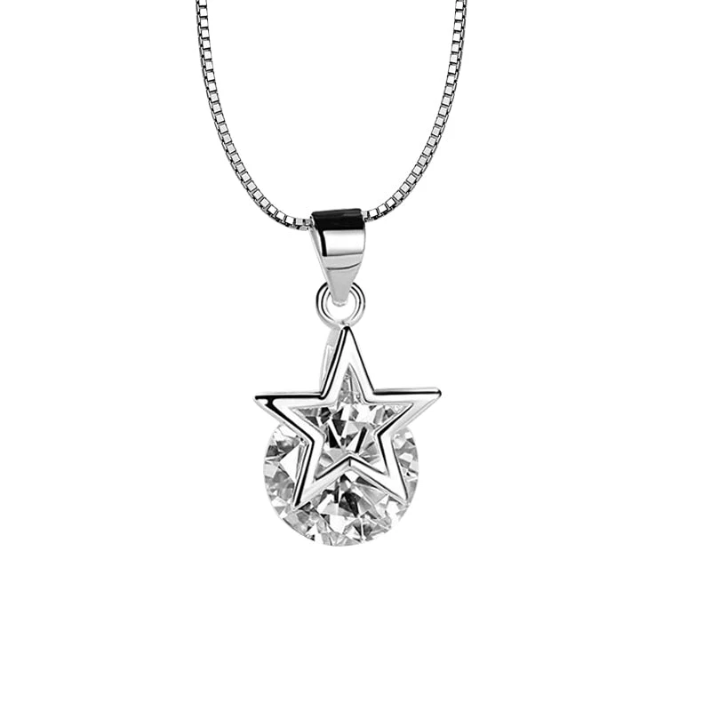 Bling Queen silver plated necklace