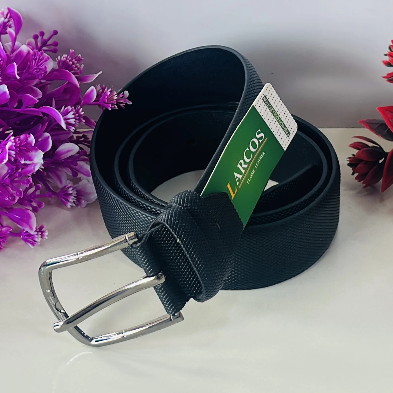 Black men's belt