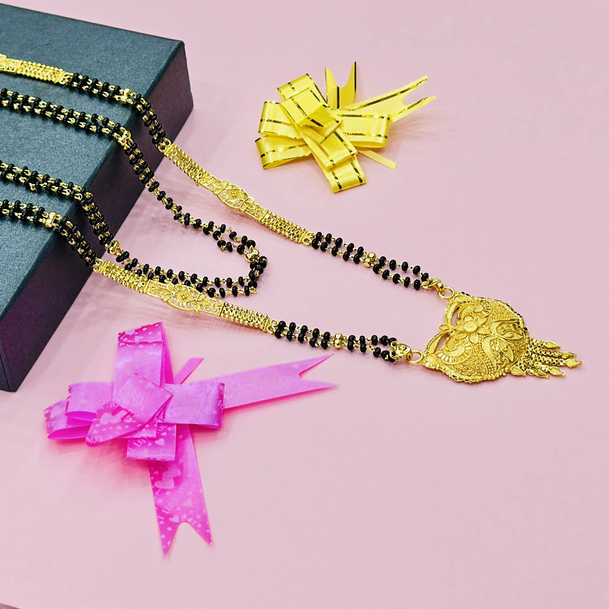 Gold plated alloy mangalsutra