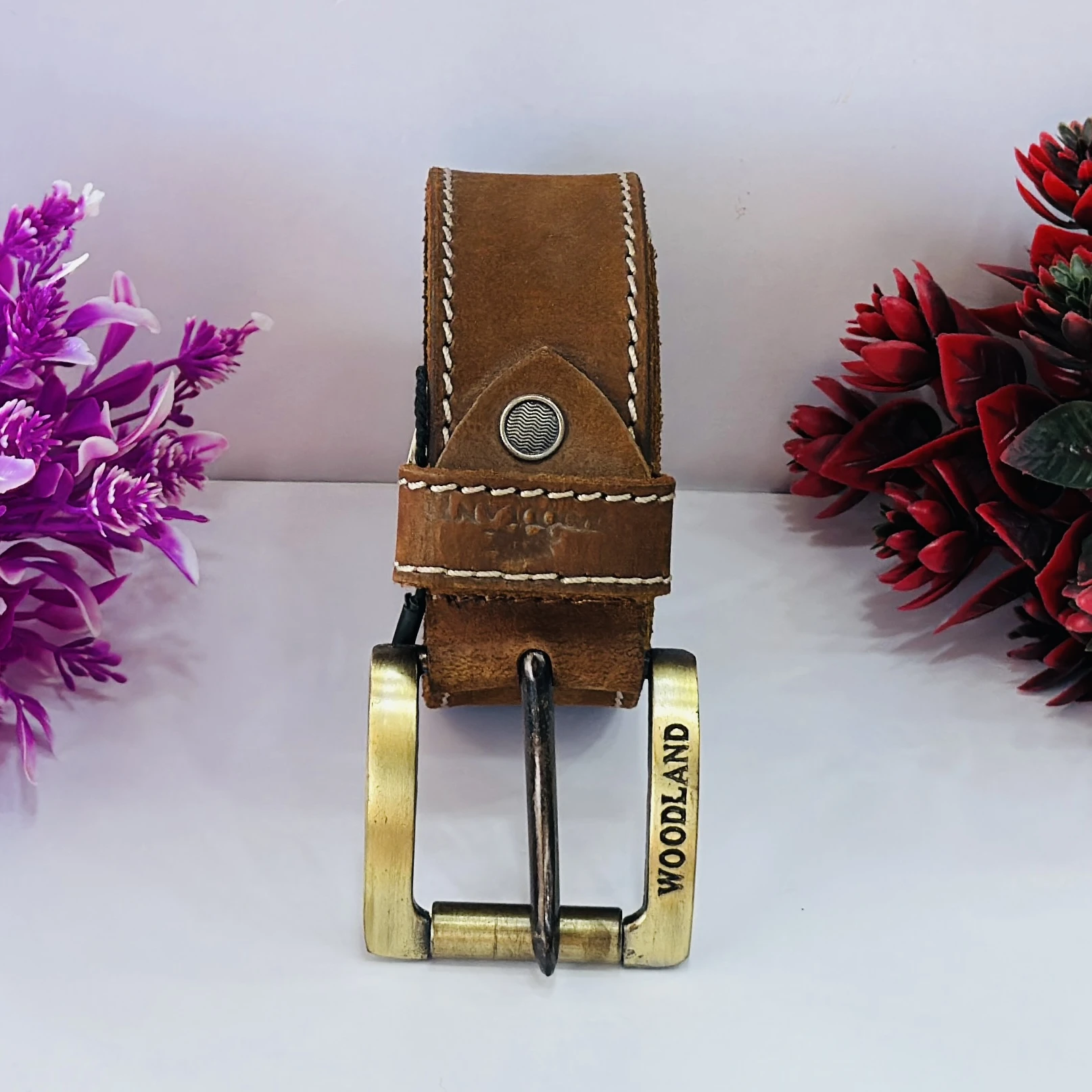 Tan Genuine Leather Belt